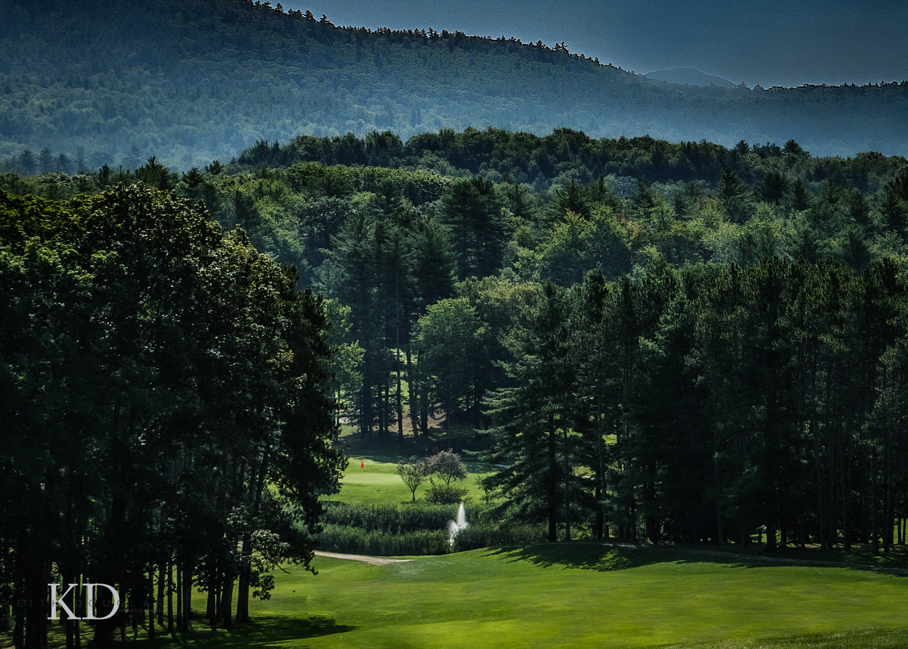 Golf course design photography