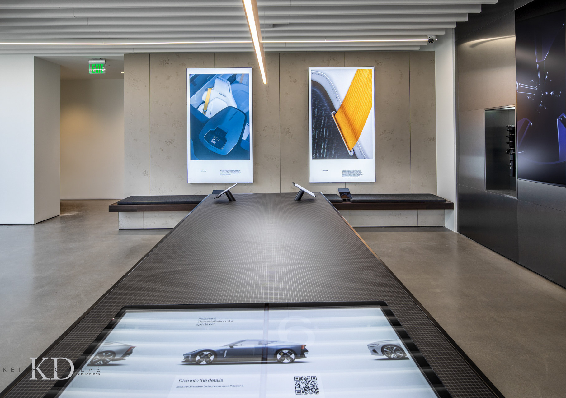 EV dealership branding visuals