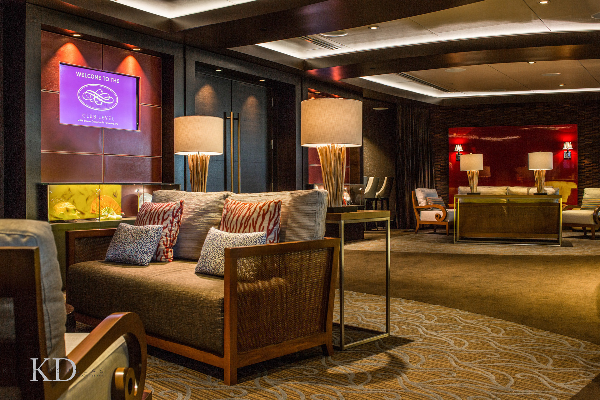 Theater photographer PAC VIP lounge detail