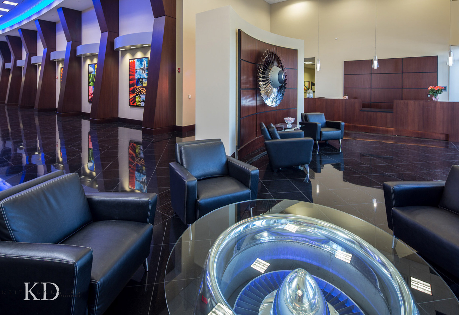 Aero Space facility Weston FL lobby