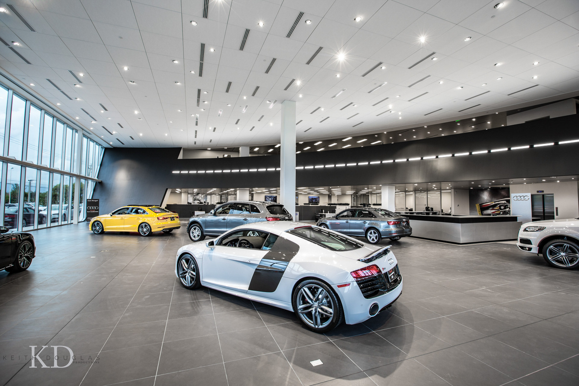Exterior photographer Ft Lauderdale Audi Dealership