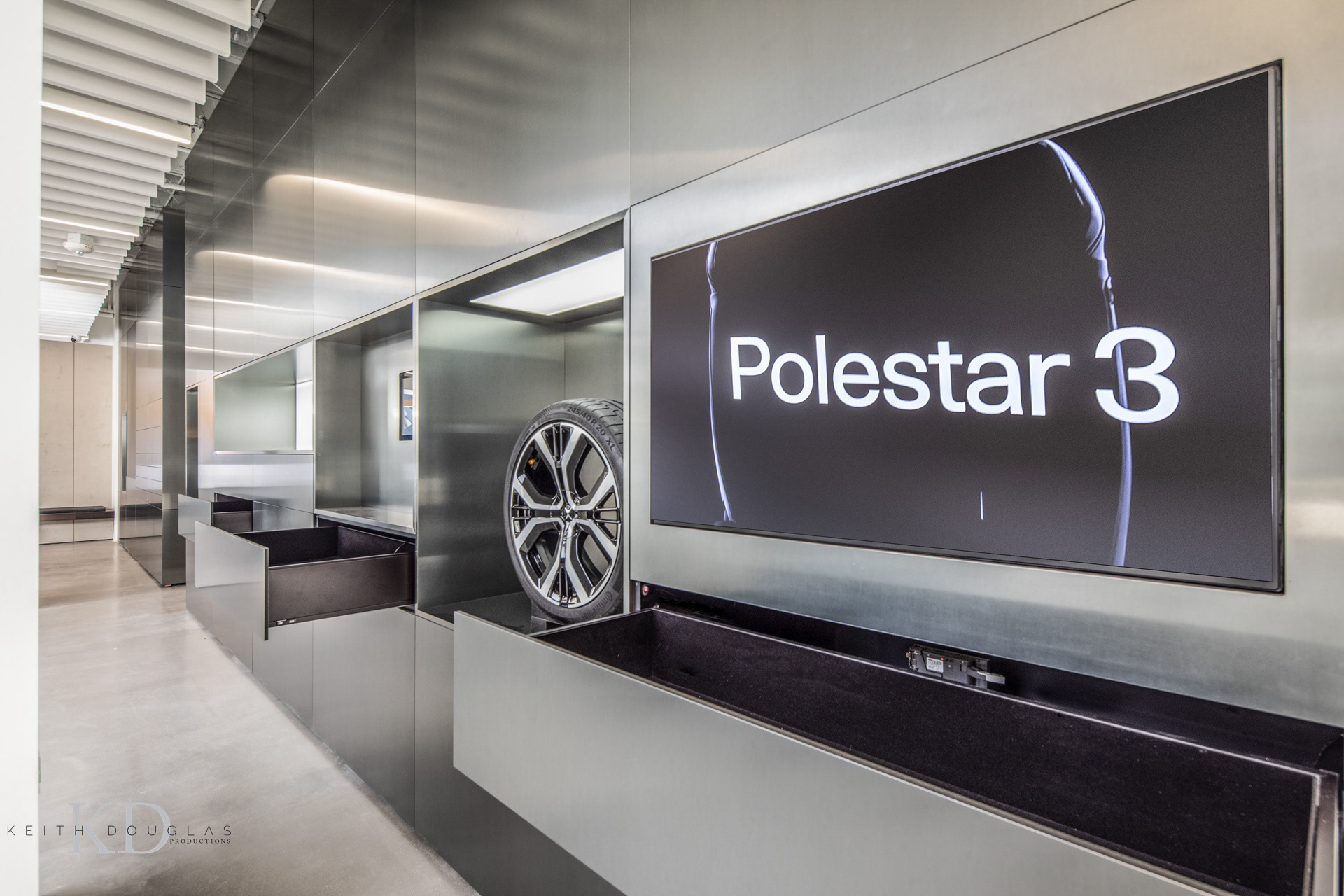 Electric vehicle showroom photography