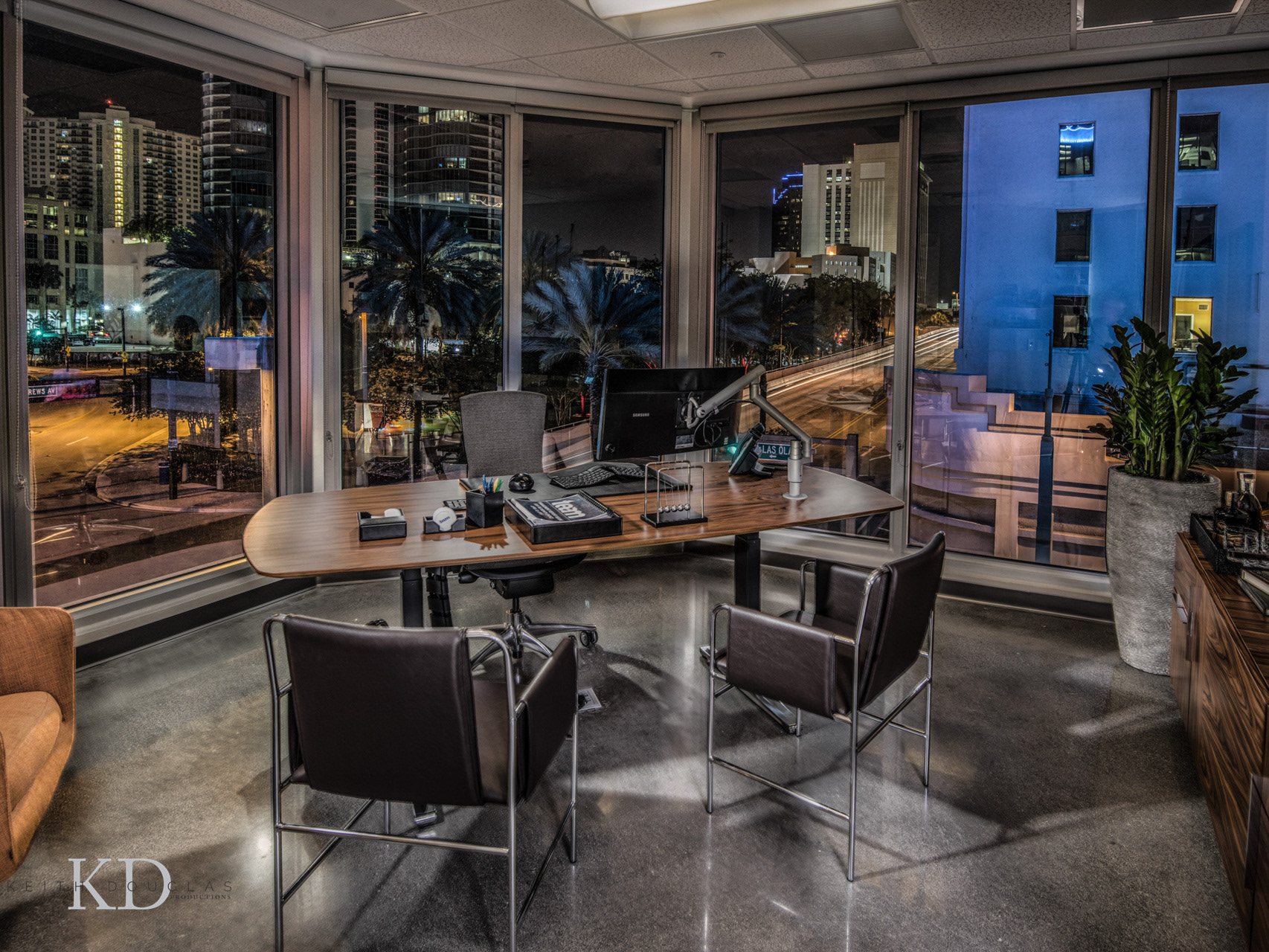 Professional office space photography