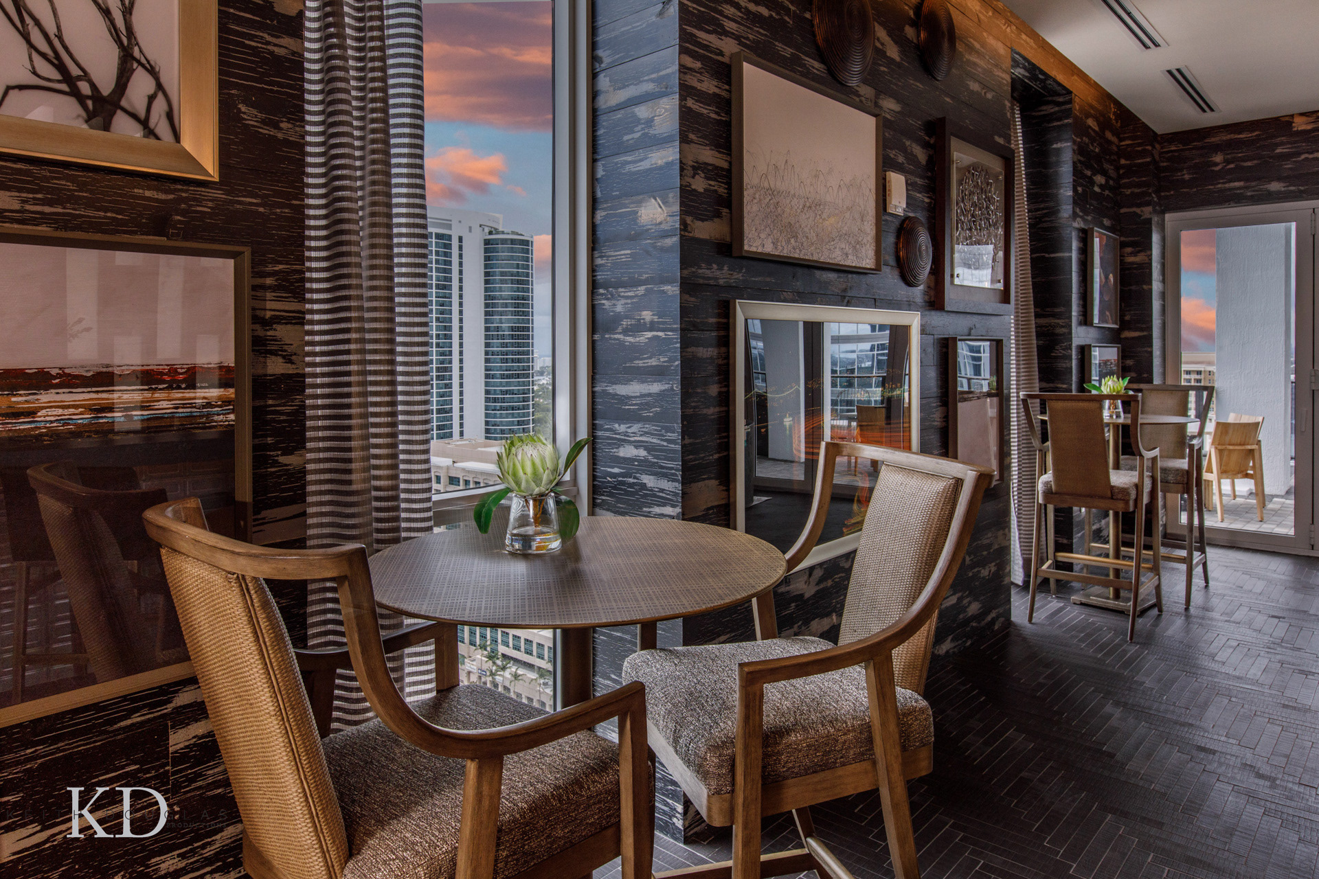 luxury apartment photography Novo Ft Lauderdale detail shot