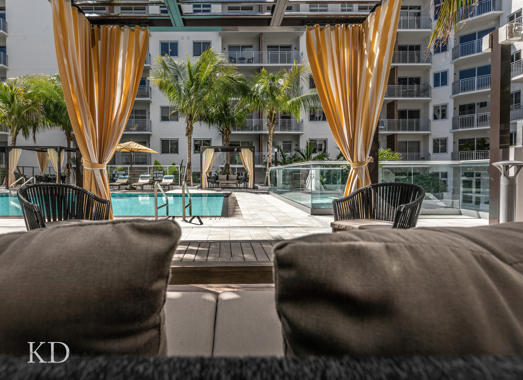 Poolside lounging WPB