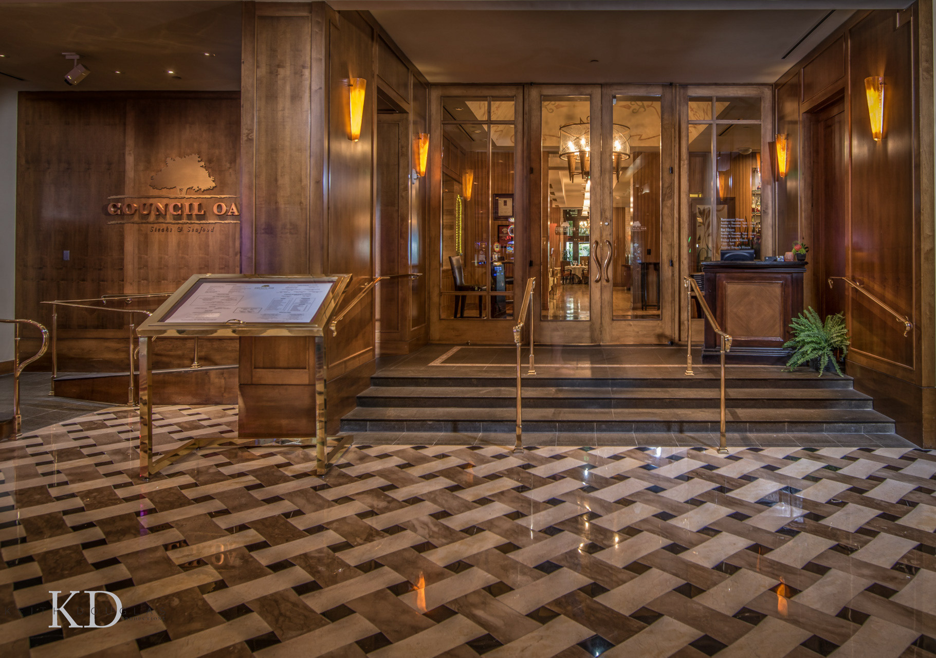 Lobby view of the Council Oaks Resturatant Hard Rock Casino
