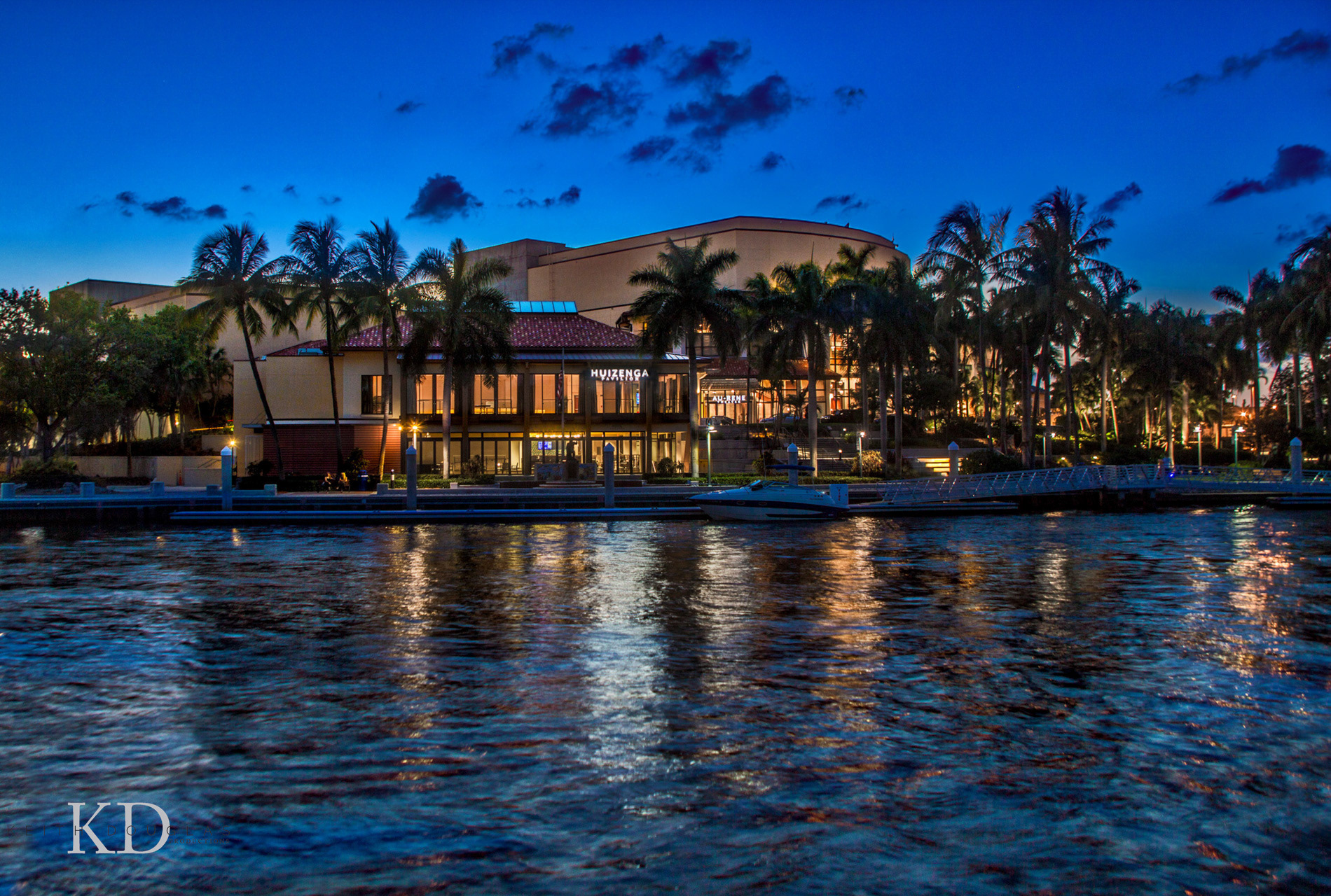 Broward Center for the Performing Arts—a cultural landmark night view