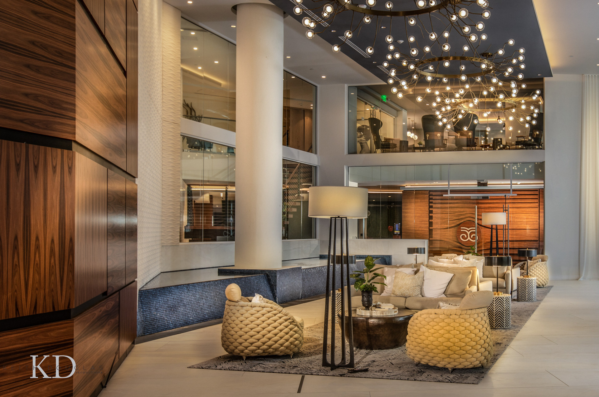 Interior photographer lobby view