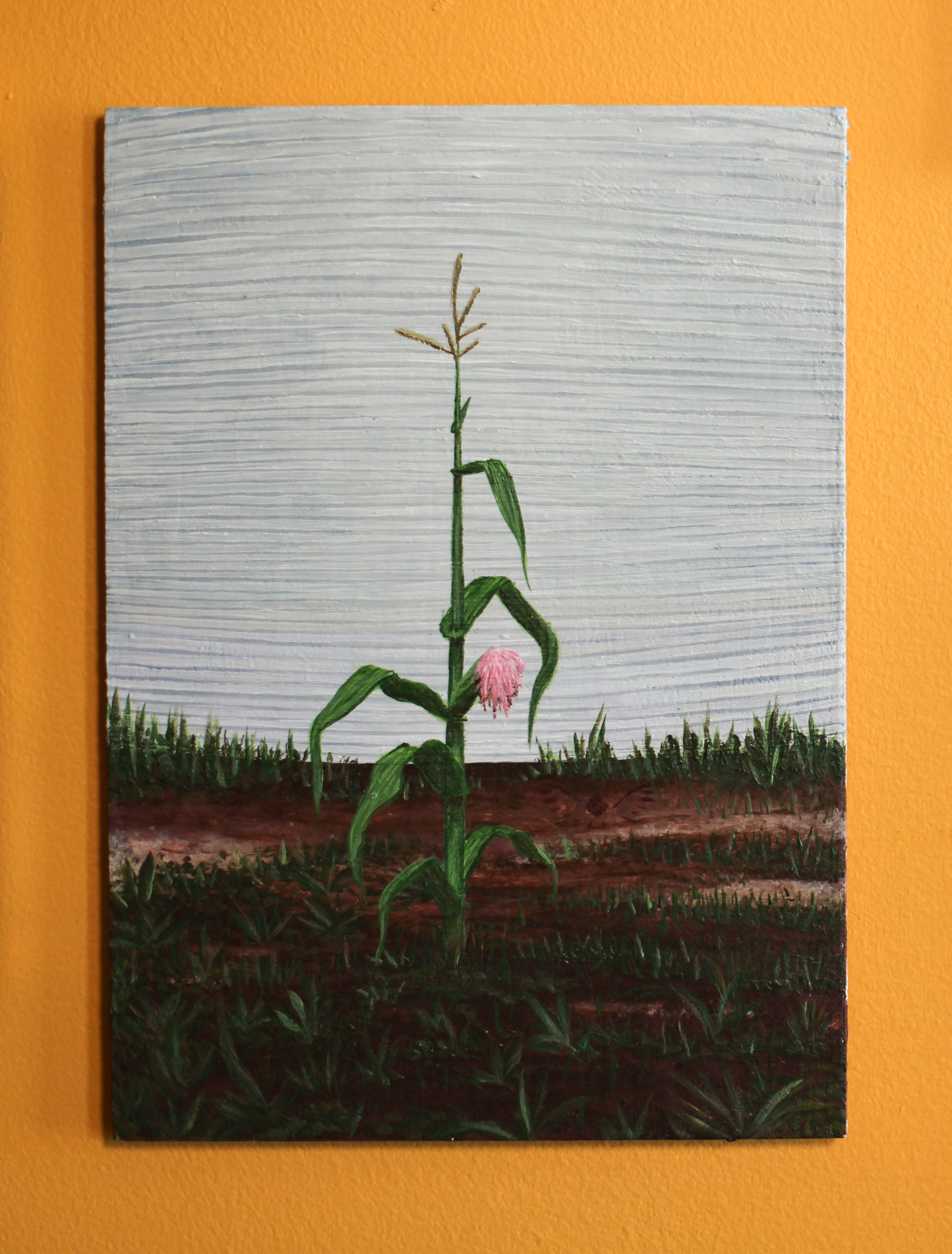 The Soil, 2020, Acrylic on Masonite, 7”x 10”