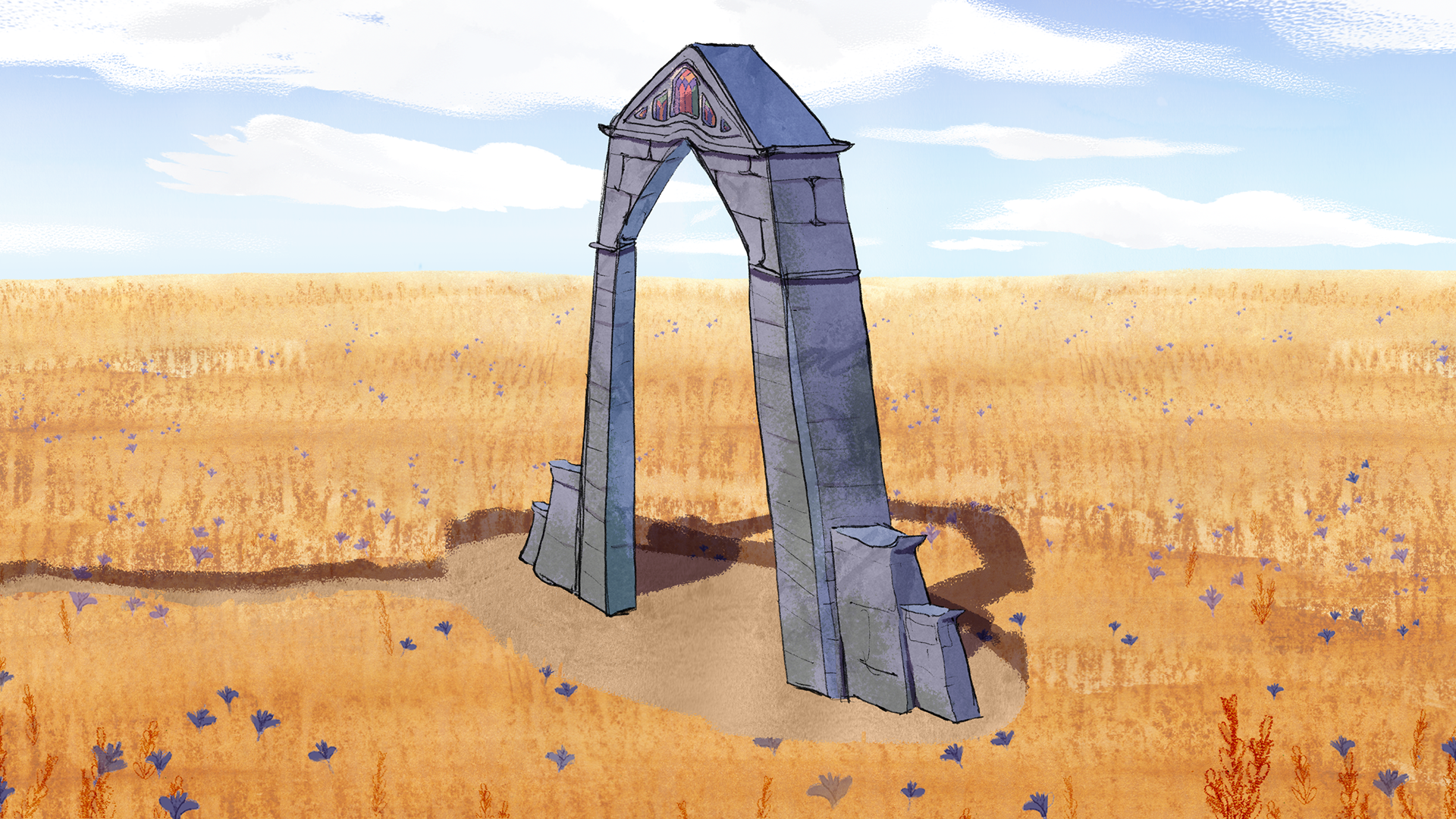 The Gate Before - Background for short film "Ursa Minor"