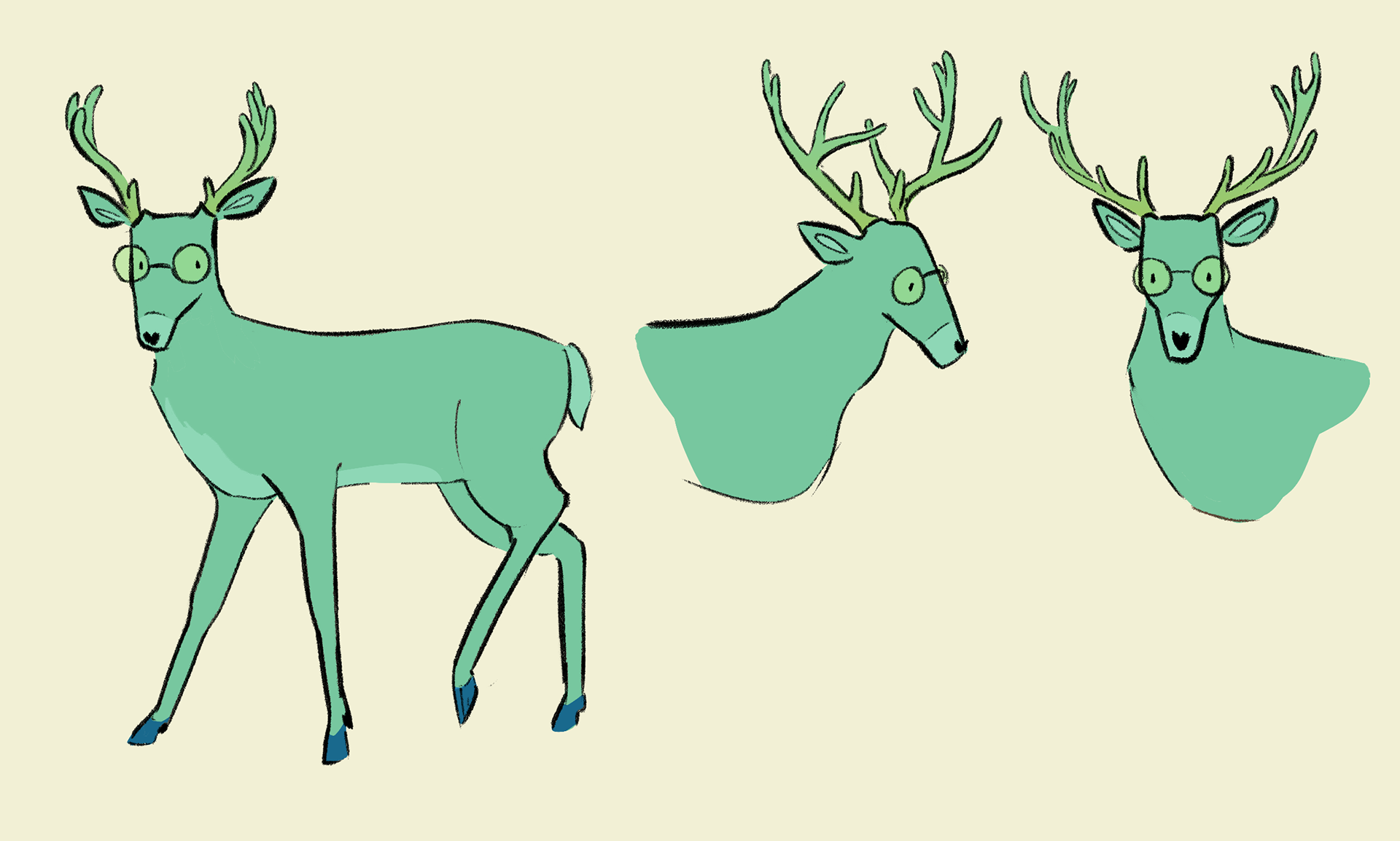 Character design "Hert" for short film "Ursa Minor"