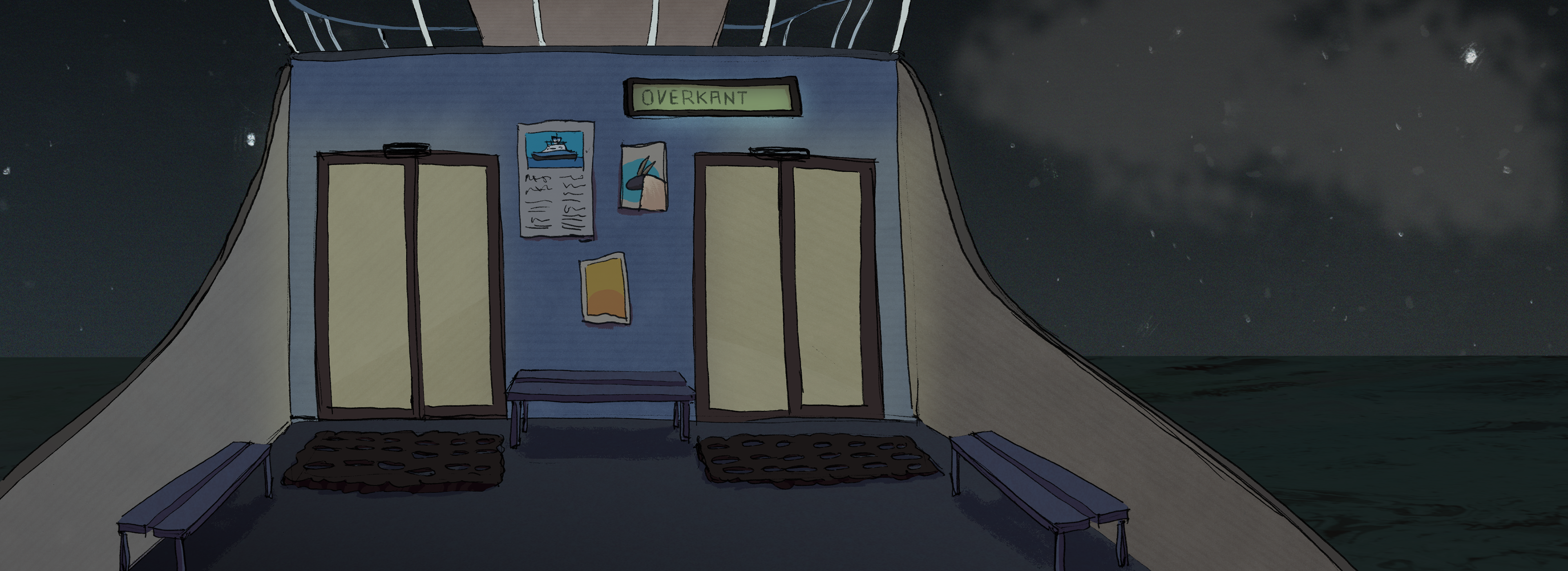 The Ferry - Background for short film "Ursa Minor"