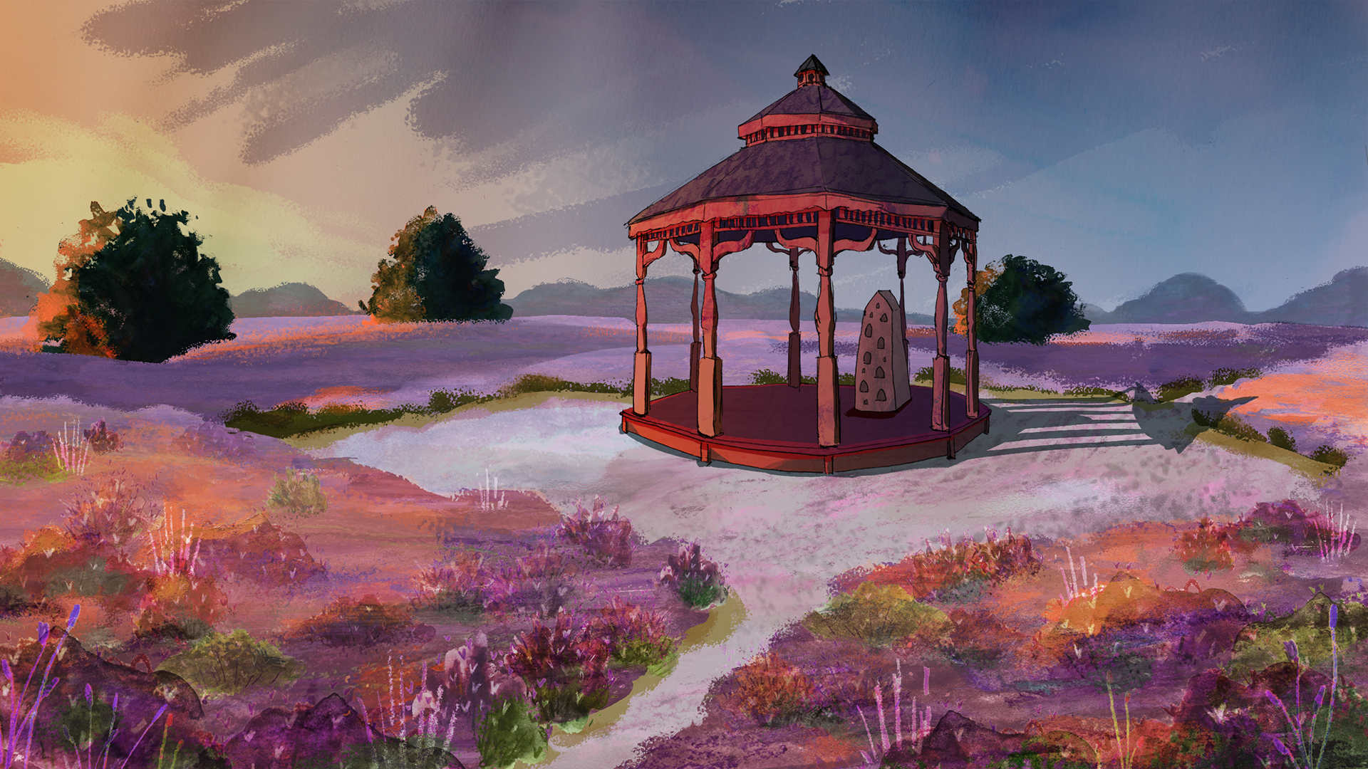 The Gazebo - Background for short film "Ursa Minor"