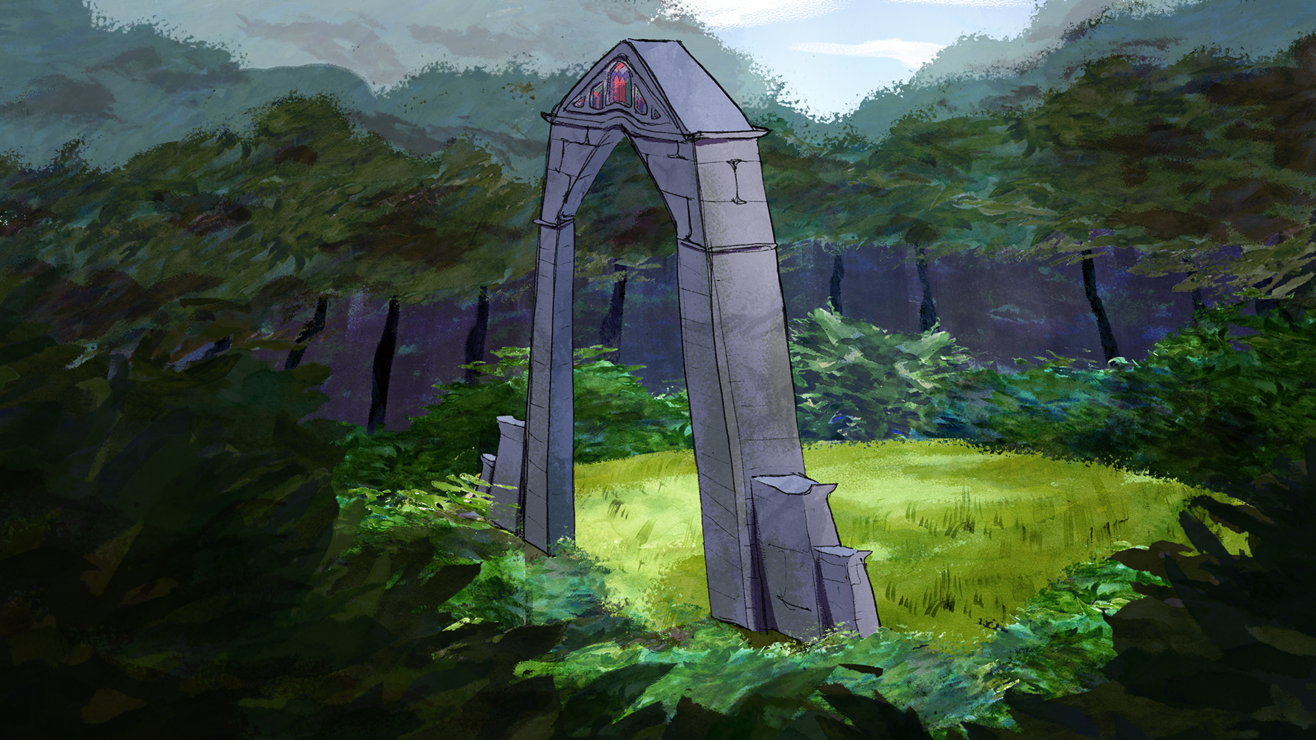 The Gate After - Background for short film "Ursa Minor"
