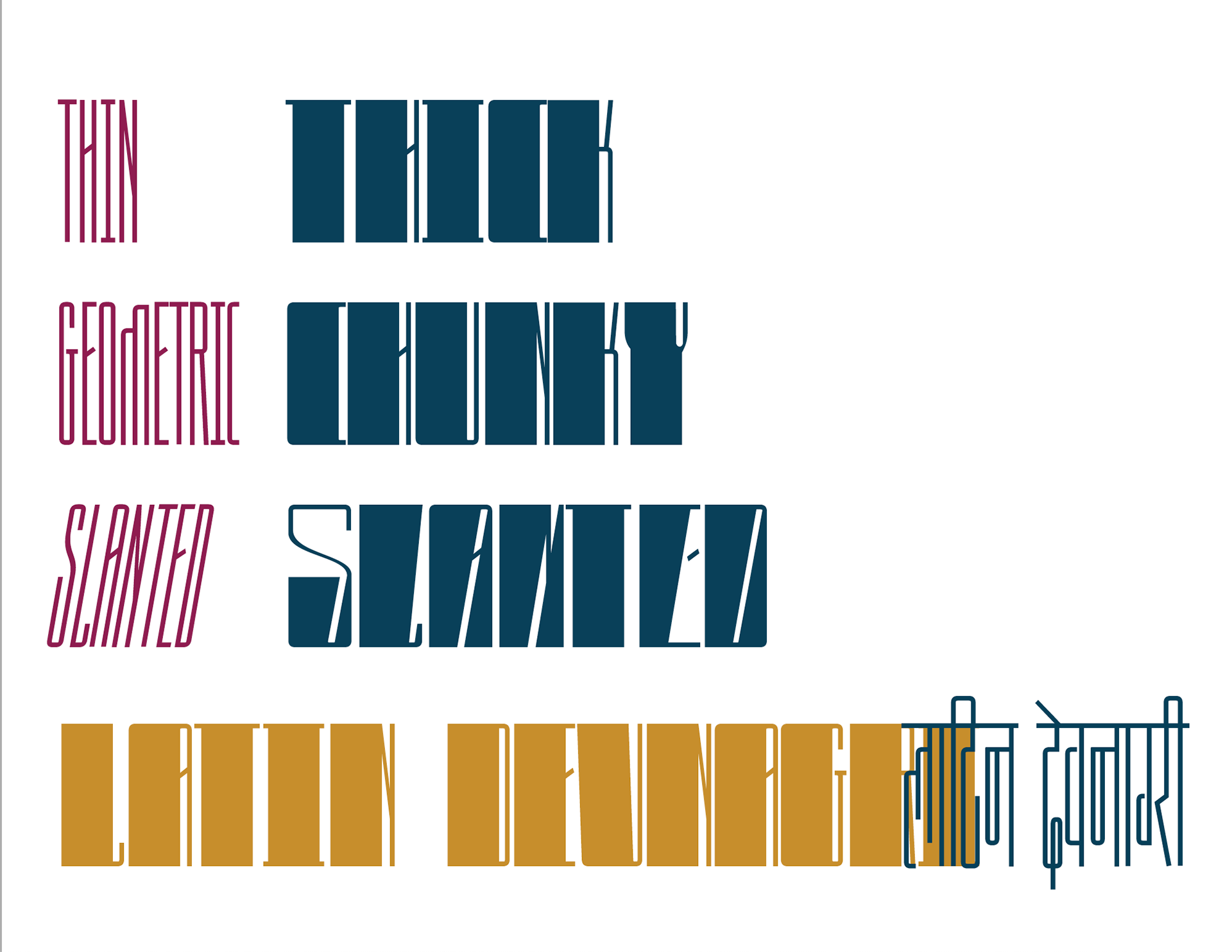 Typeface Family