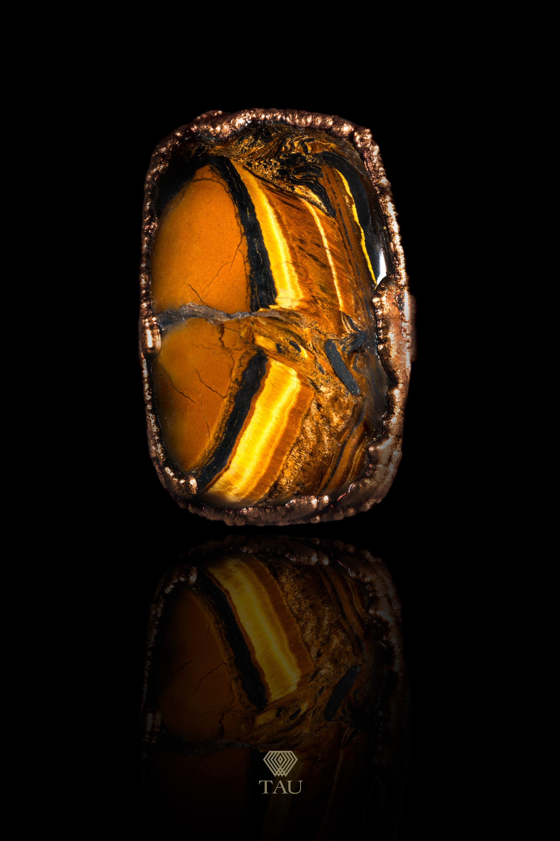 Anello Occhio di tigre US6 68€