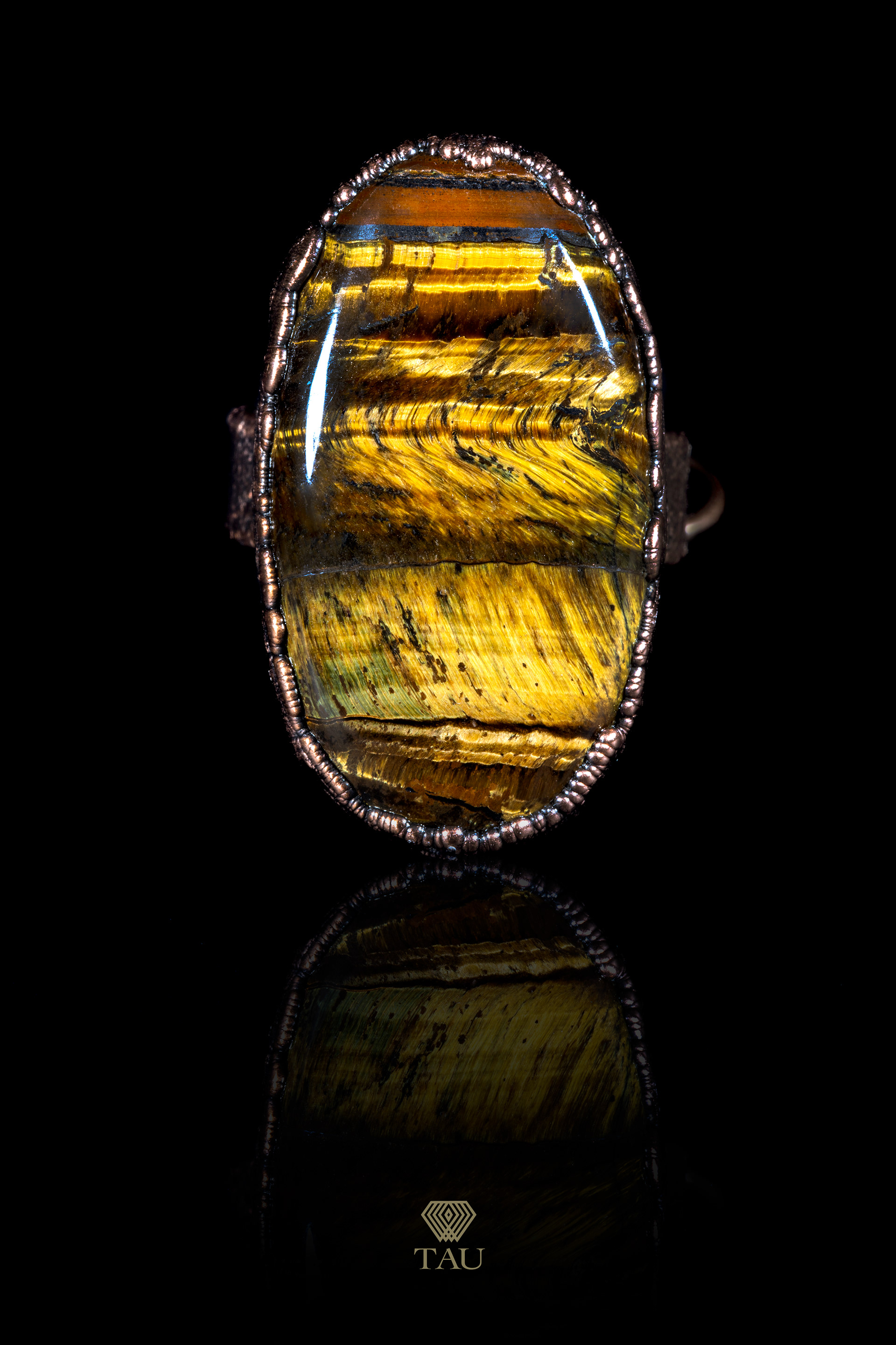 Anello Occhio di tigre US8 68€