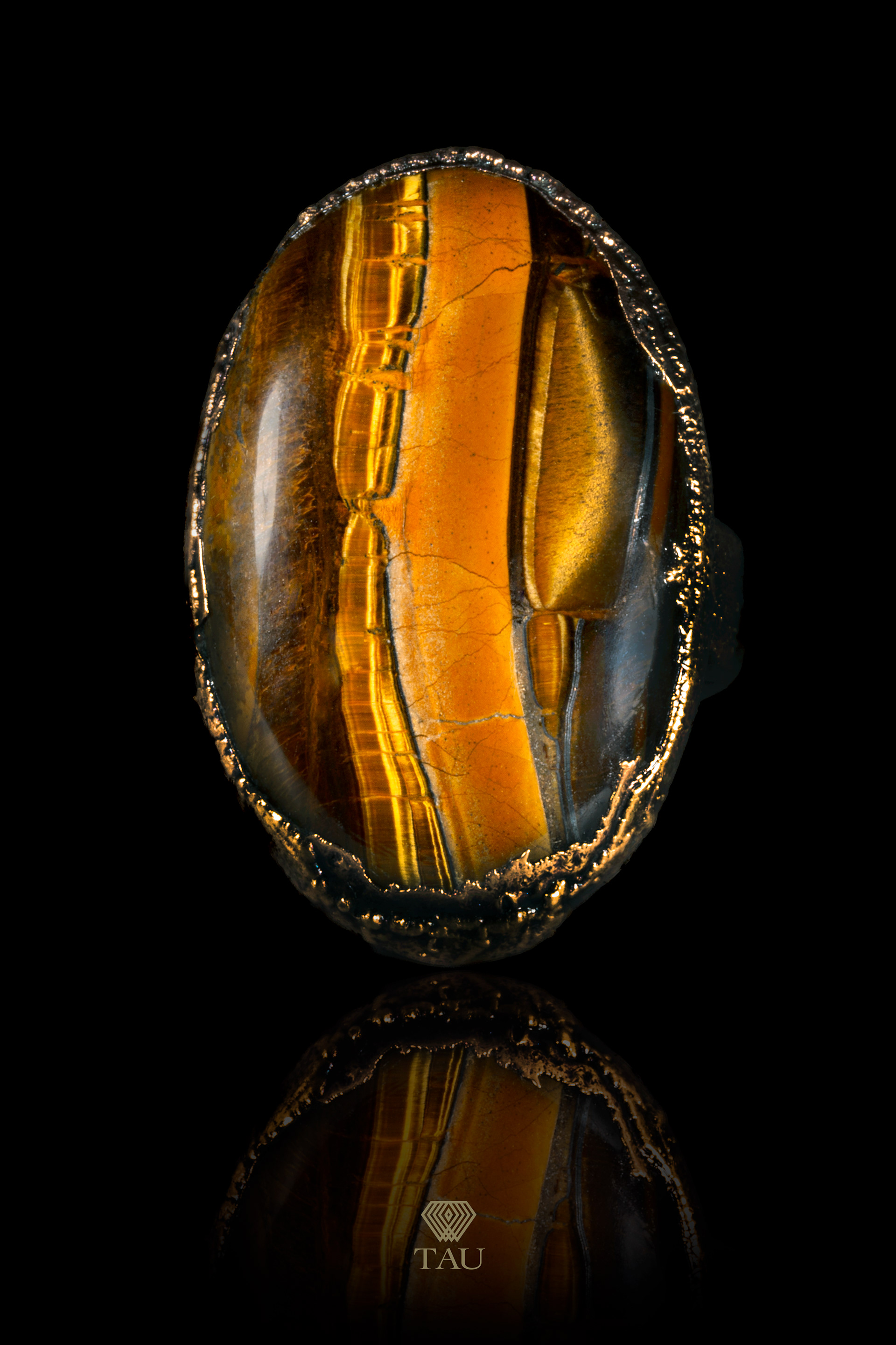 Anello Occhio di tigre US6 68€