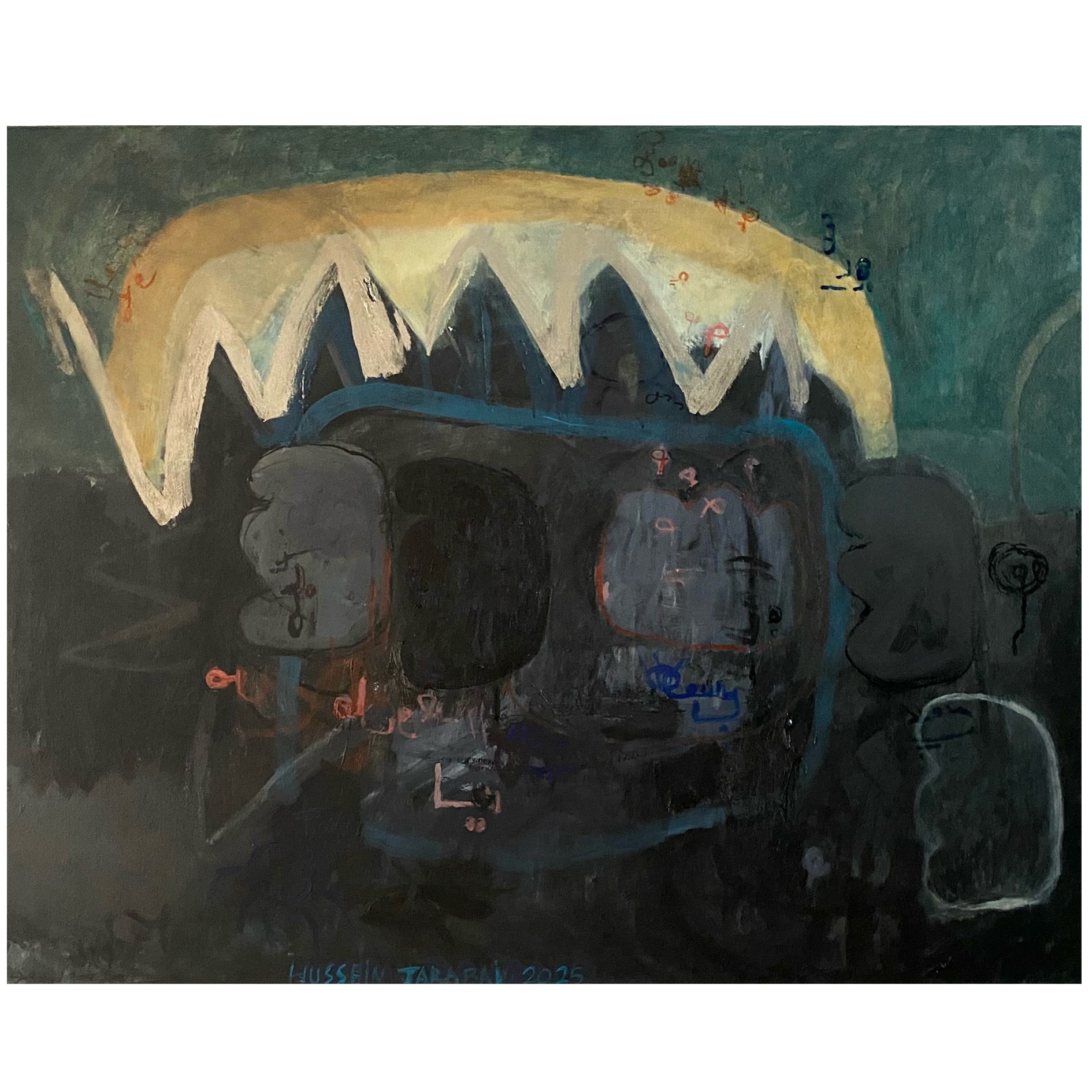 Untitled- acrylic on canvas 80x100 cm- 2025