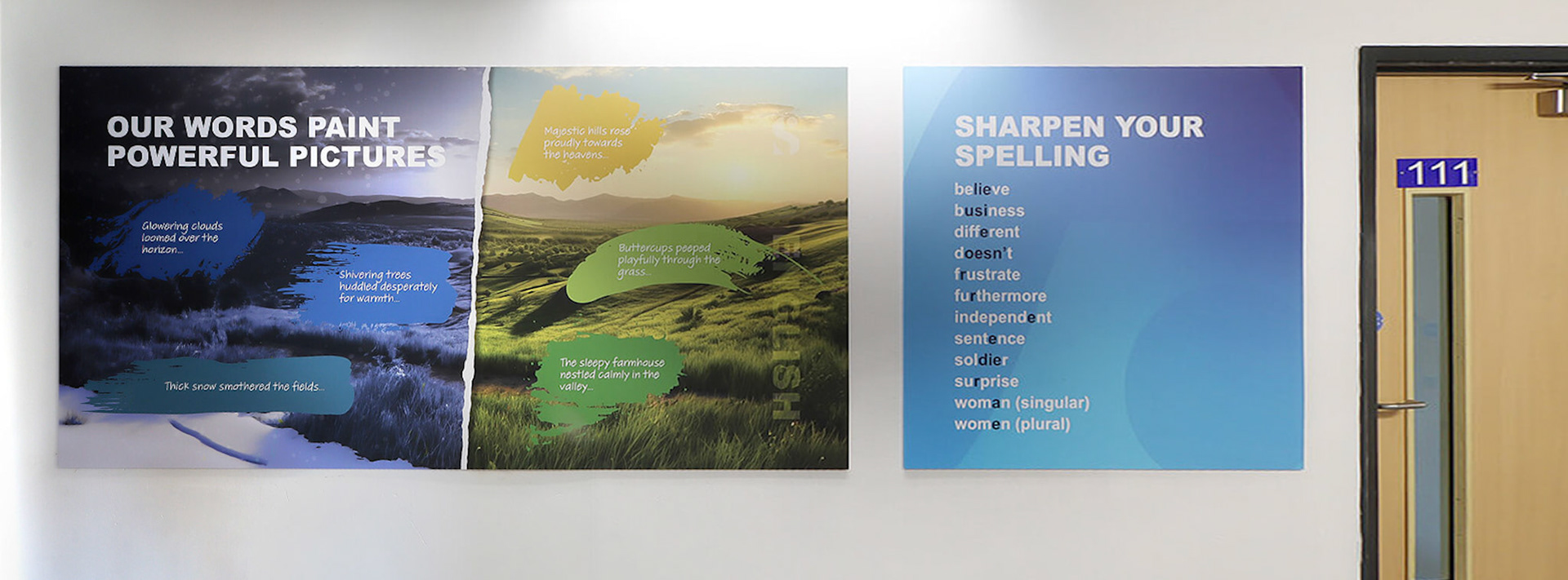 English Creative Writing Wallboard 1