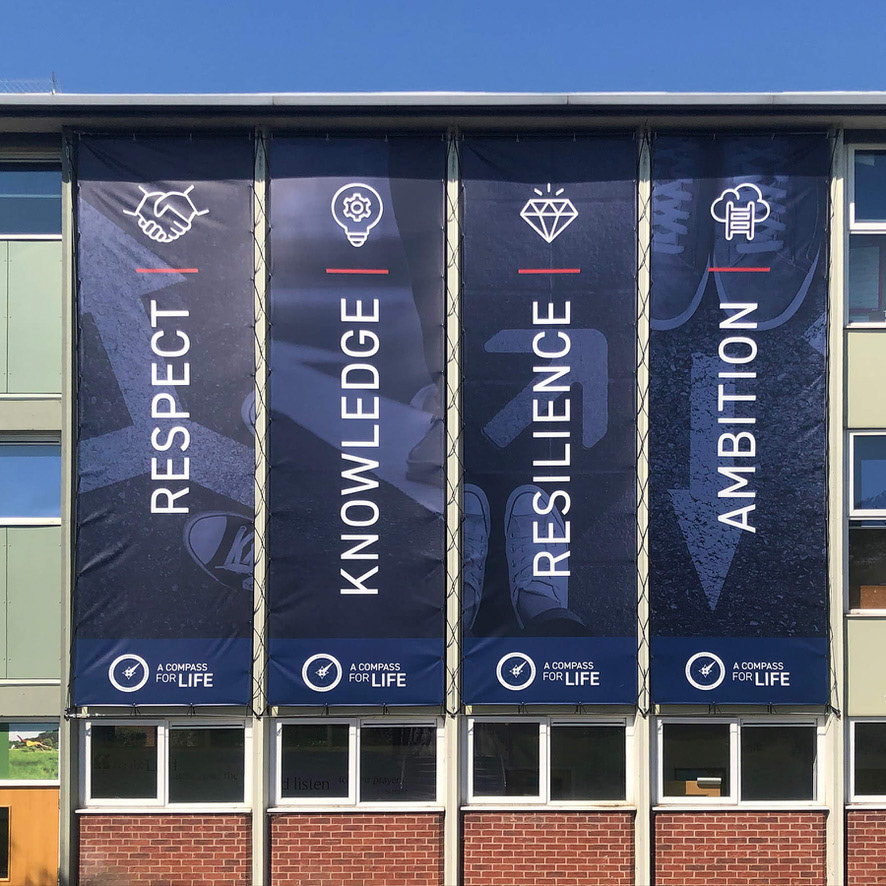 Values Banners - Wire Tension System - CW01