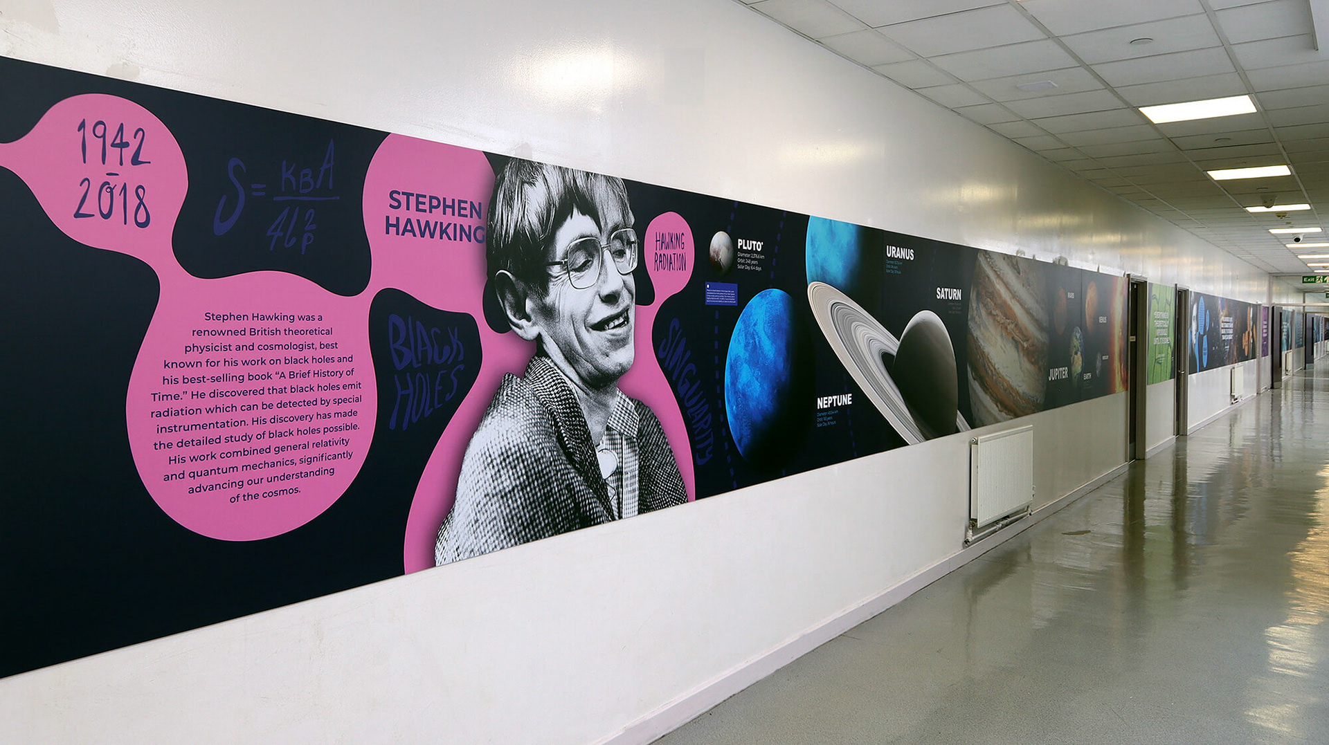Science Corridor Panel Display - KC