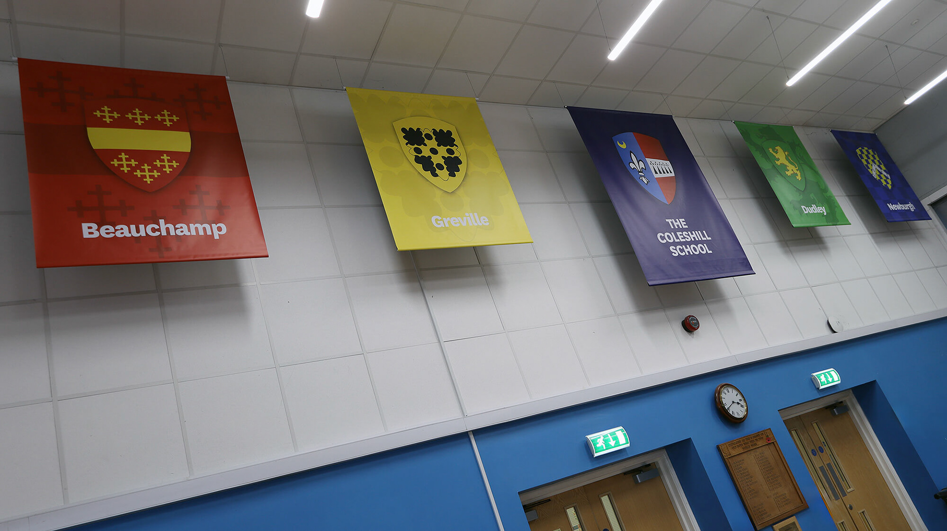 Values Banners in Hall - TCS01