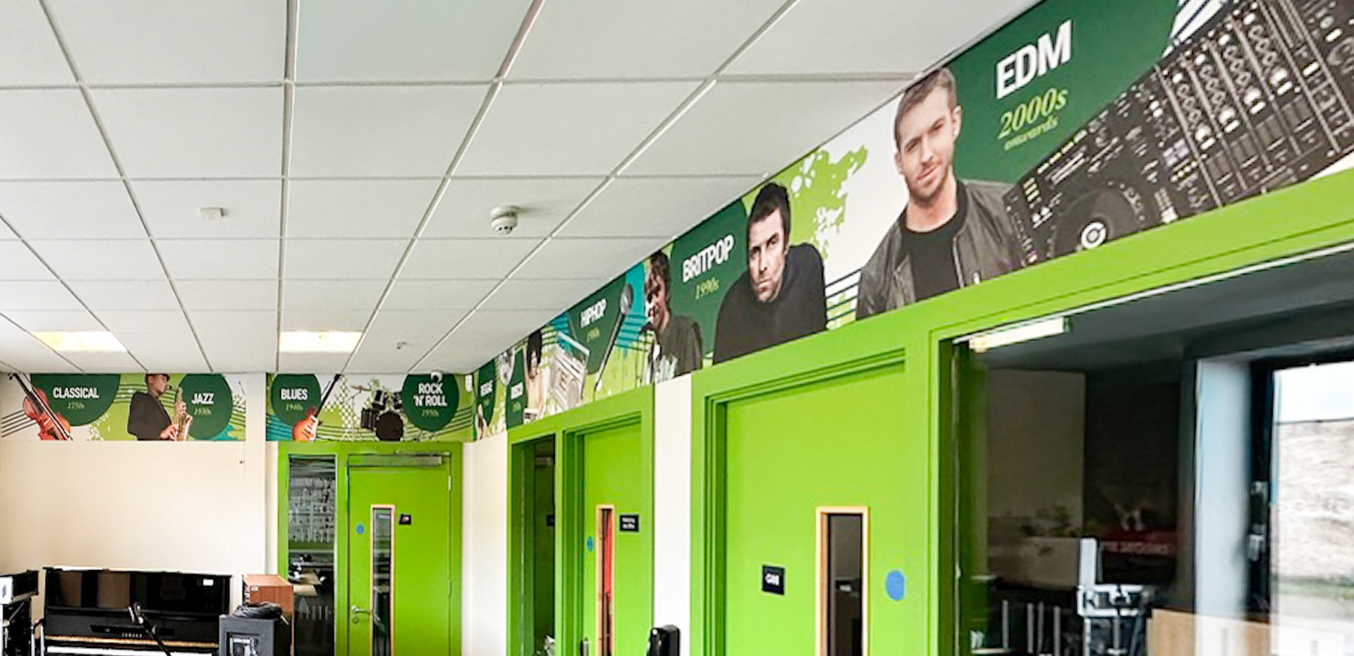 Music Genres Timeline - Thin 01