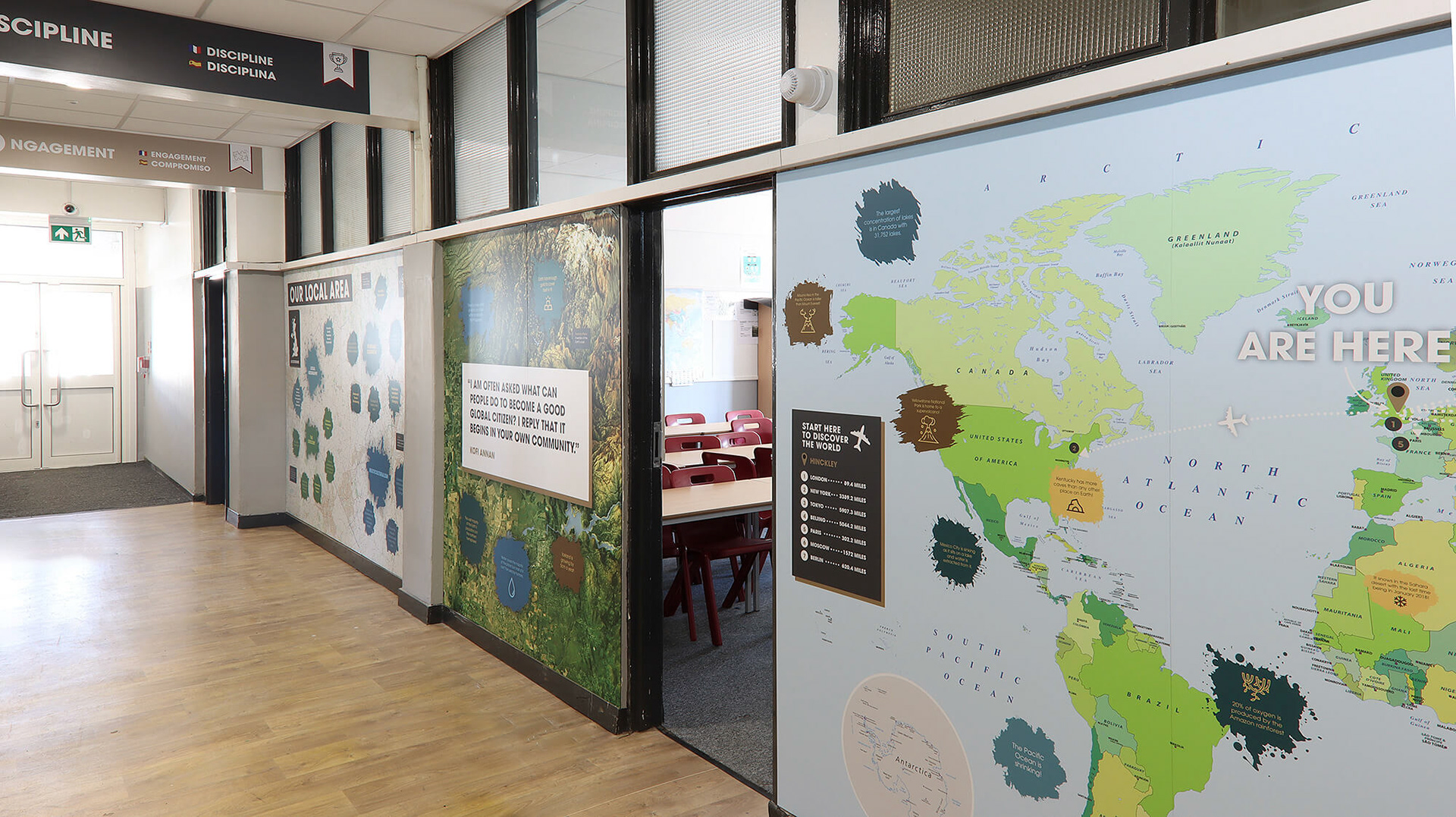 THe Hinckley School - Geography Corridor 01