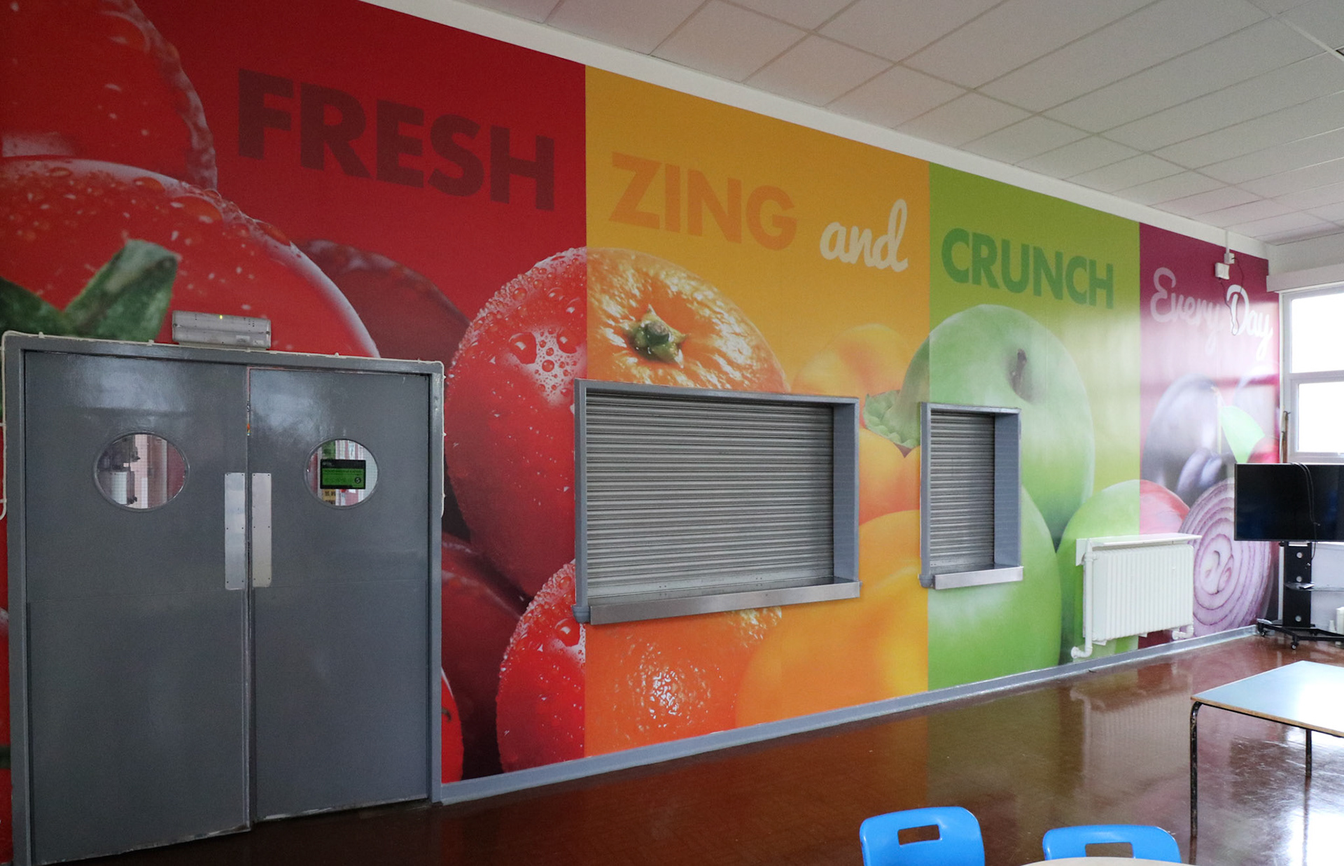 Fresh Zing and Crunch Canteen Wall Art - 01