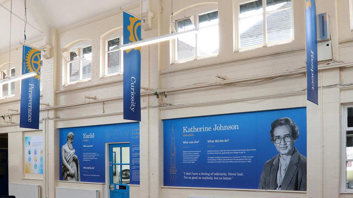 Internal Projecting Maths Banners - AB01