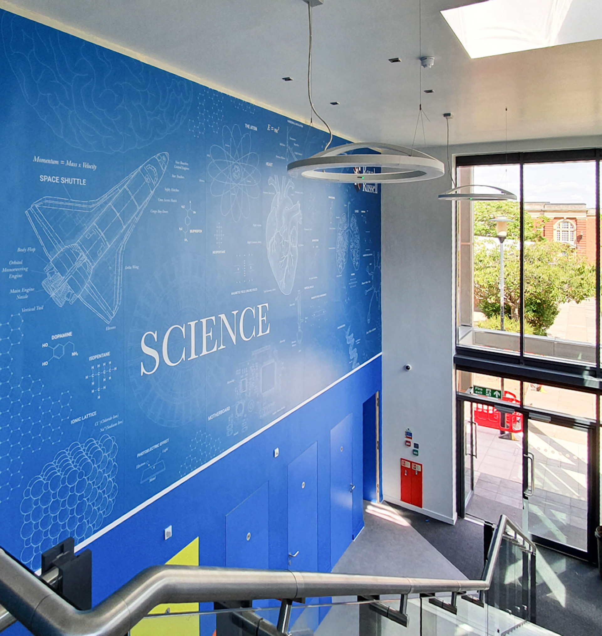 Blueprint Science Atrium Wall Art - RRS2