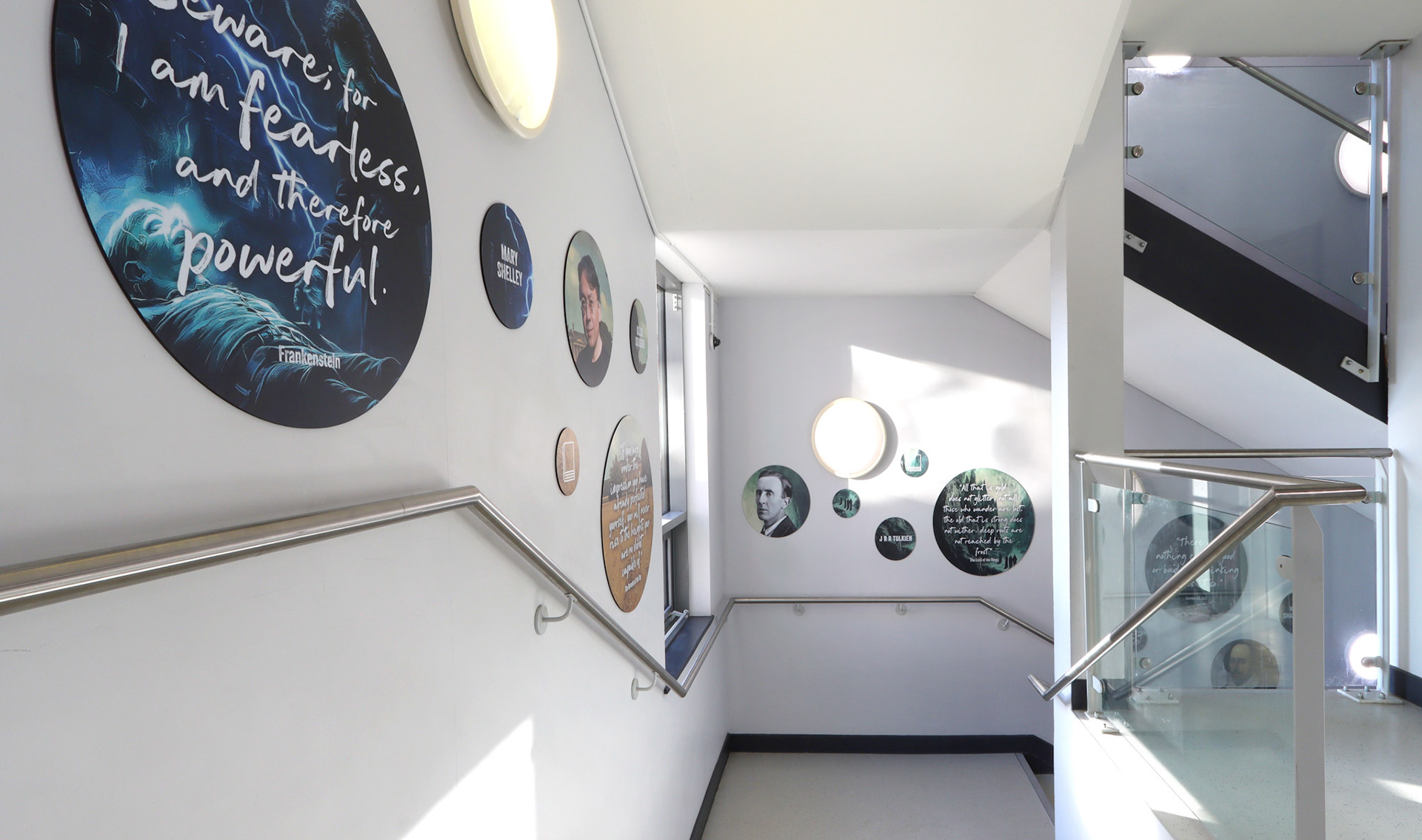 Authors &amp; Quotes Circle Wallbaords - 04