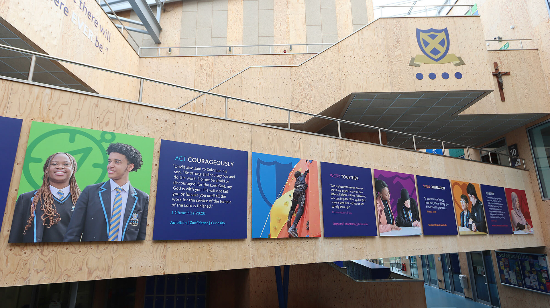 Atrium Values Wallboards &amp; Logo - ASA1