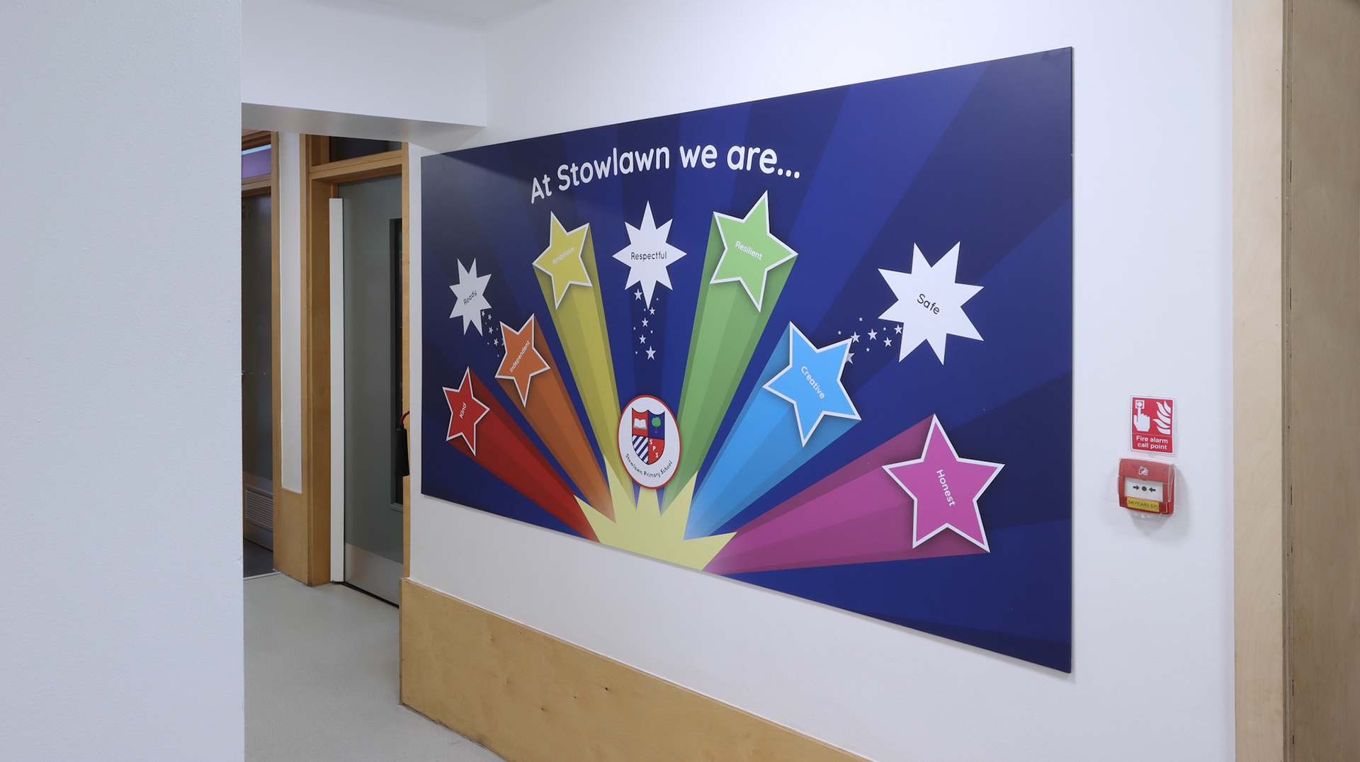 Stars School Values Wall Art - STOW6