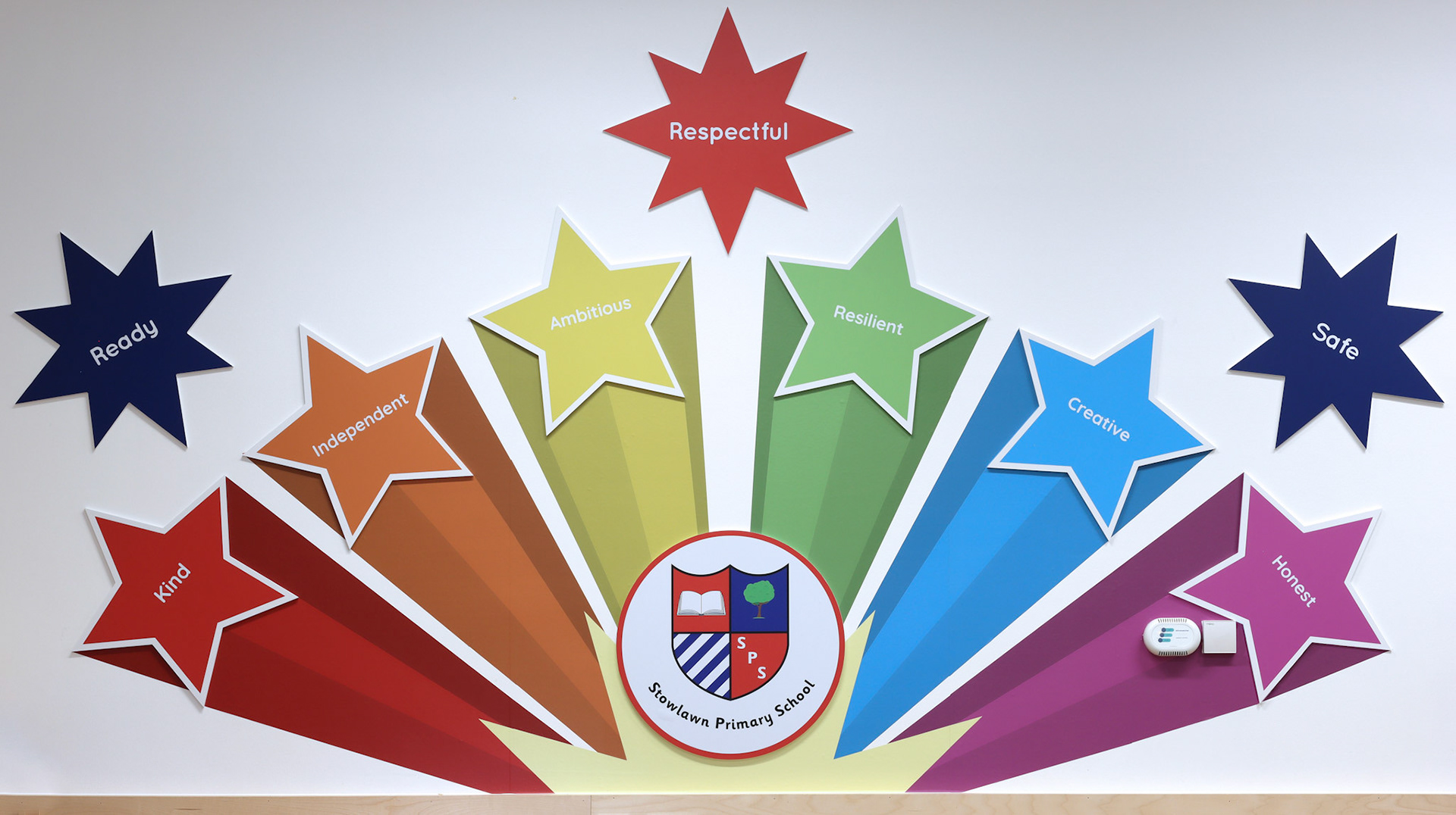 Stars School Values Wall Art - STOW7