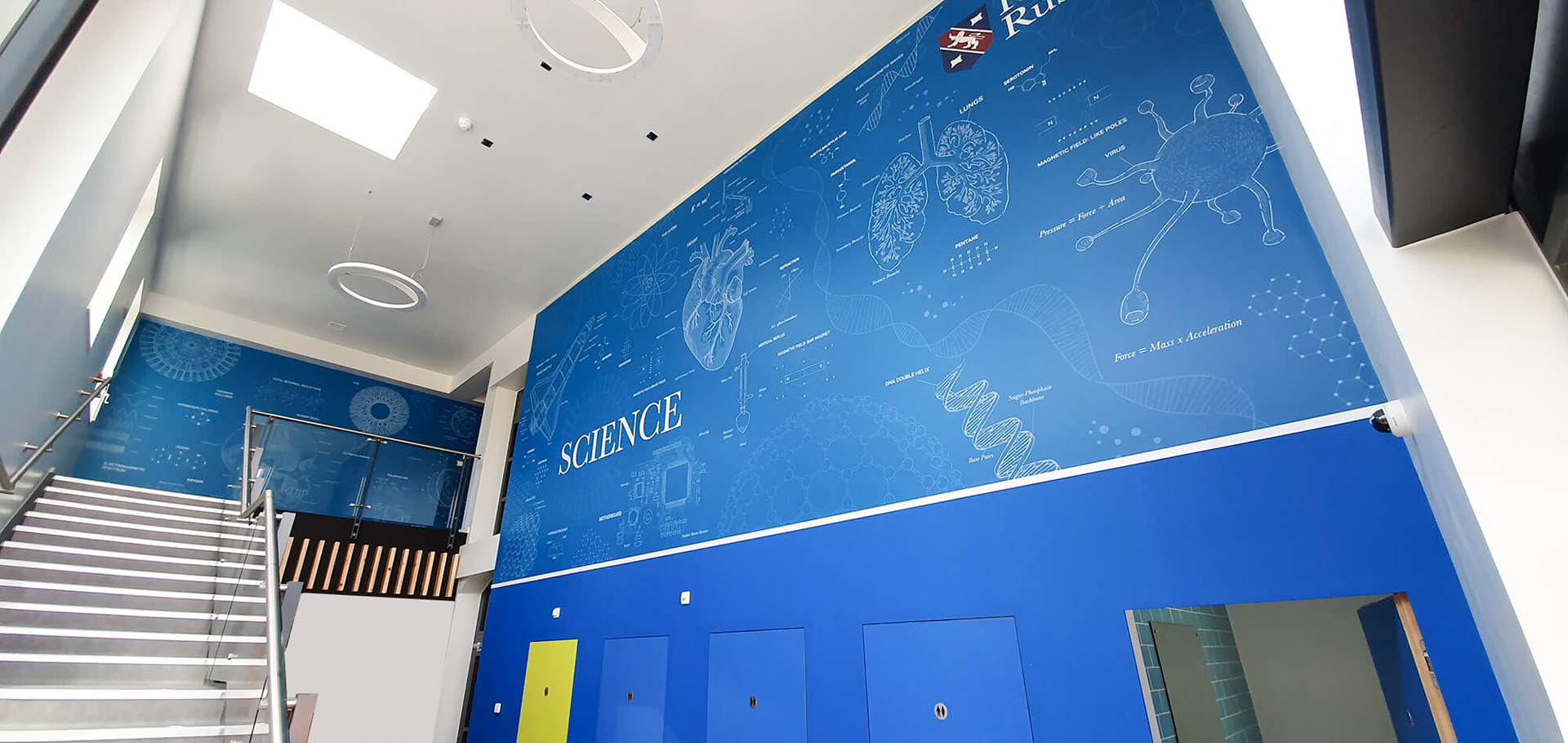 Blueprint Science Atrium Wall Art - RRS1
