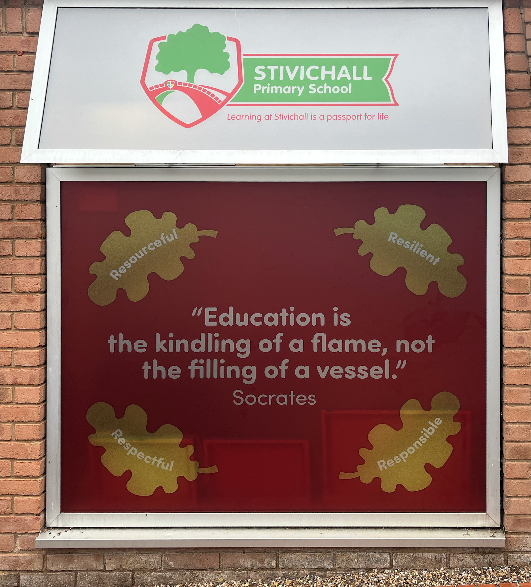 Brand and values Etch WIndow Graphic - STIV1