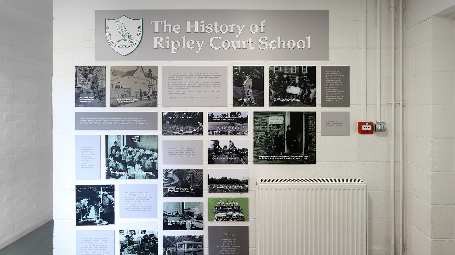 School History Wallboard Display RIP01