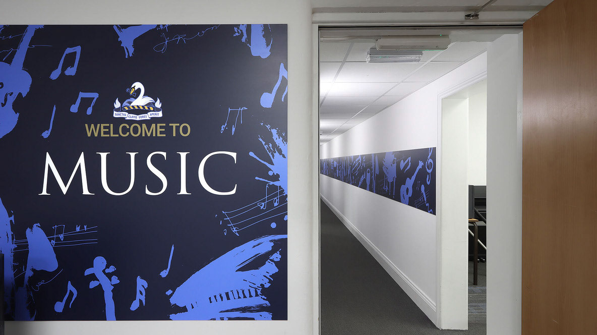 Blueprint Music - Sketch Style (Blue) 01