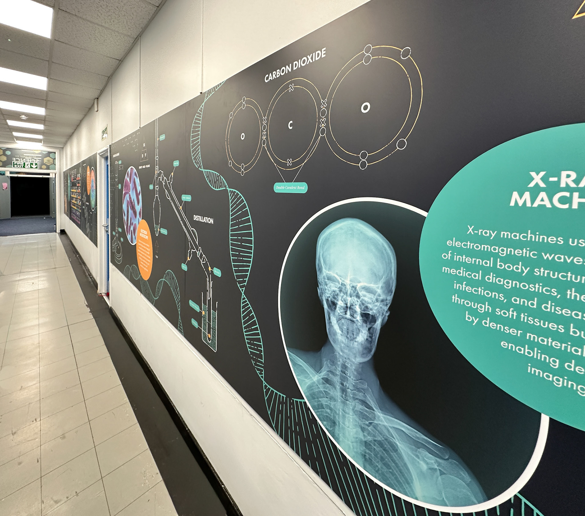 Science Corridor Panel Display - BWAS3