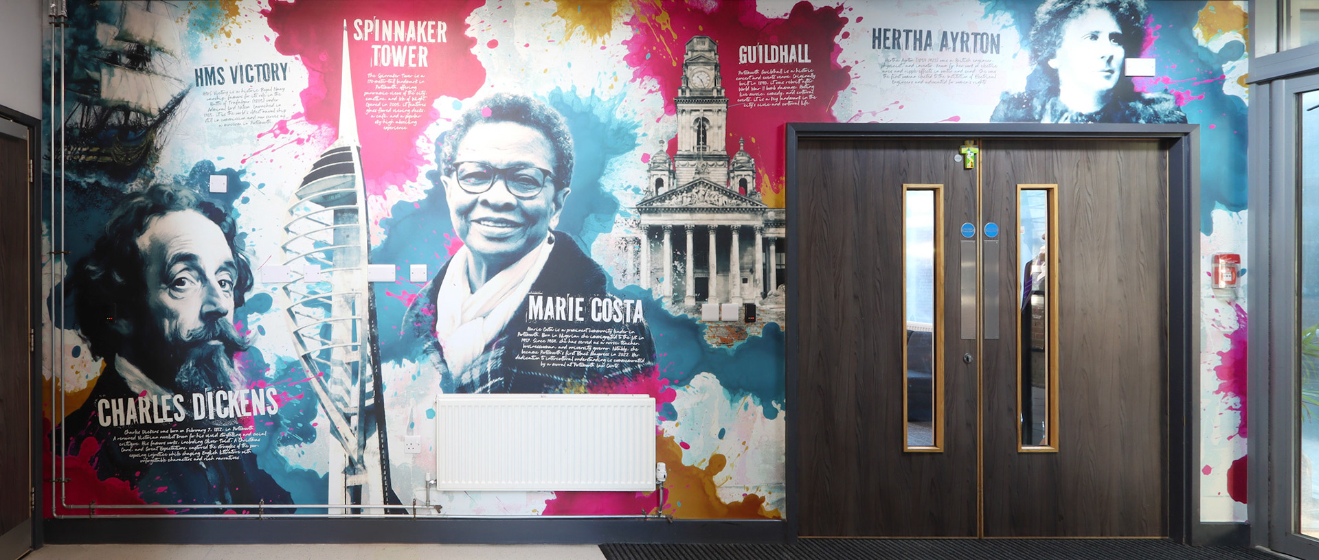 This is Portsmouth Wall Art - ACA3