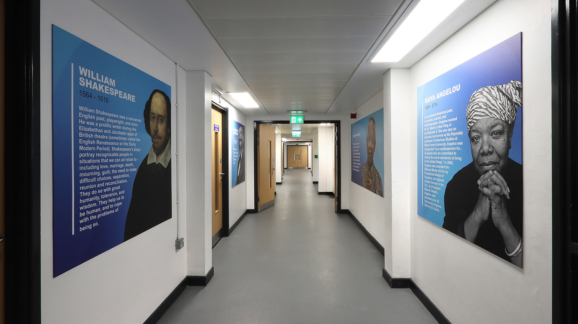 English Authors Wallboards 1