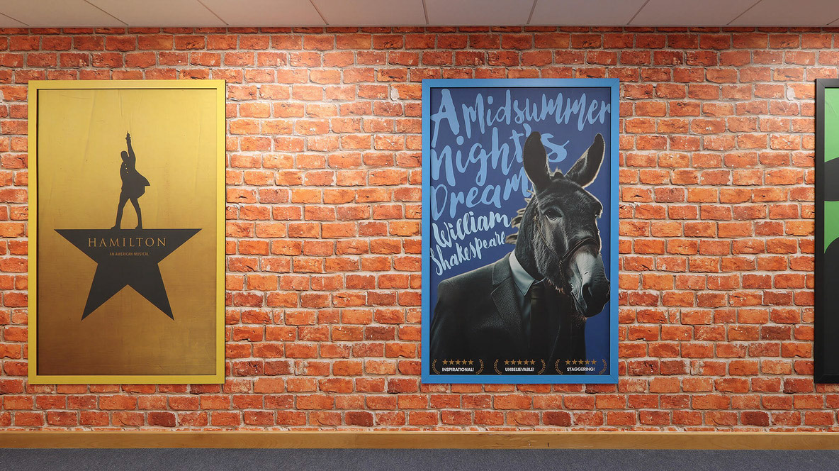 Drama - Show Posters on Brick Wall - 04