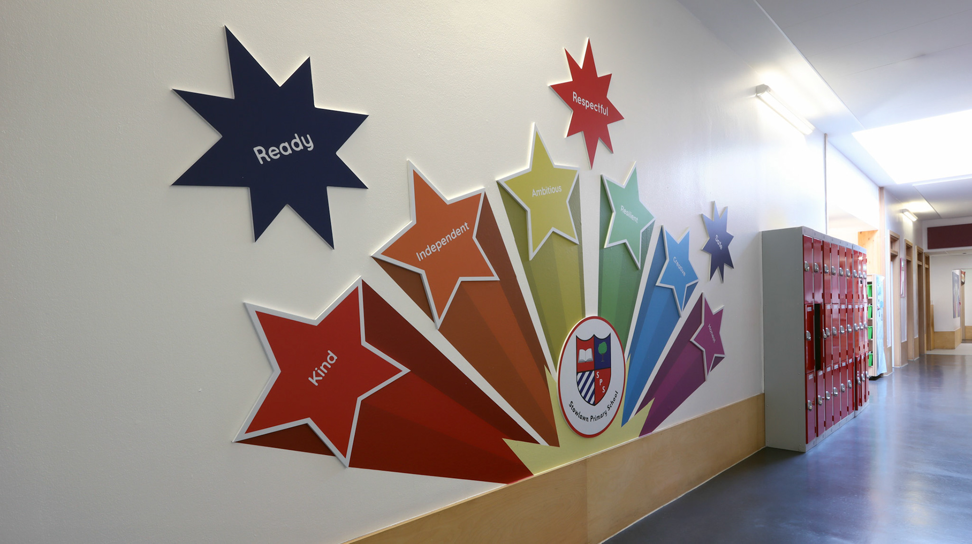 Stars School Values Wall Art - STOW1