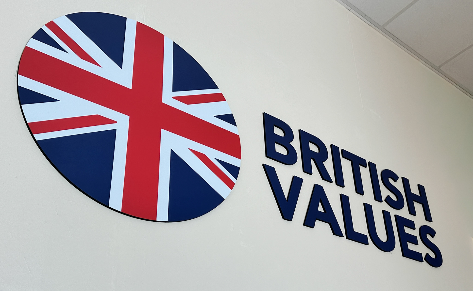 British Values - Five Fingers Wallboard Circles 03