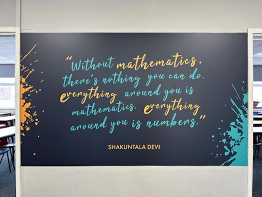 Maths Quotes Inky Style - BWAS3