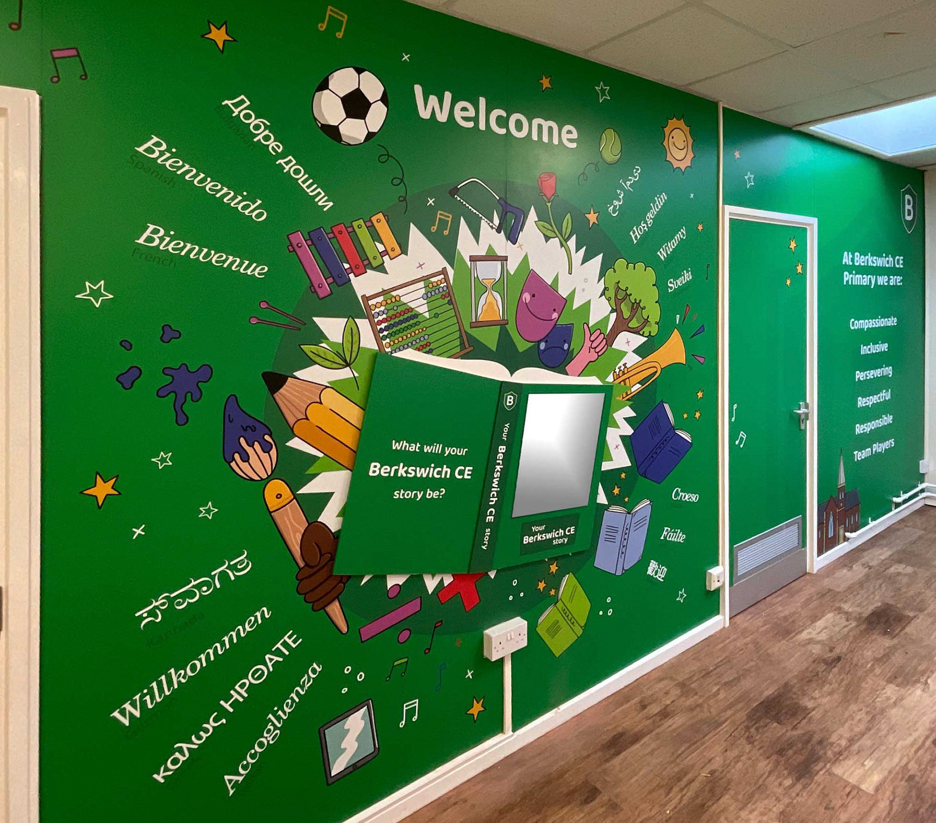 Welcome Wall with 3D Wall Book BPS01