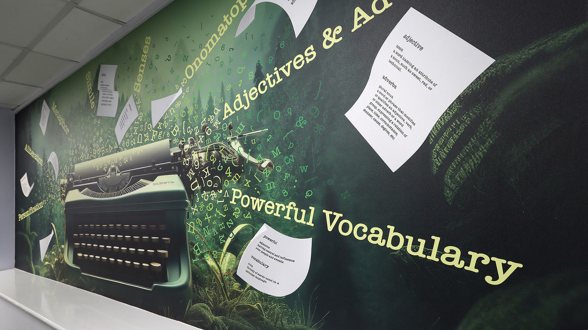 English Facts Wall Art 1