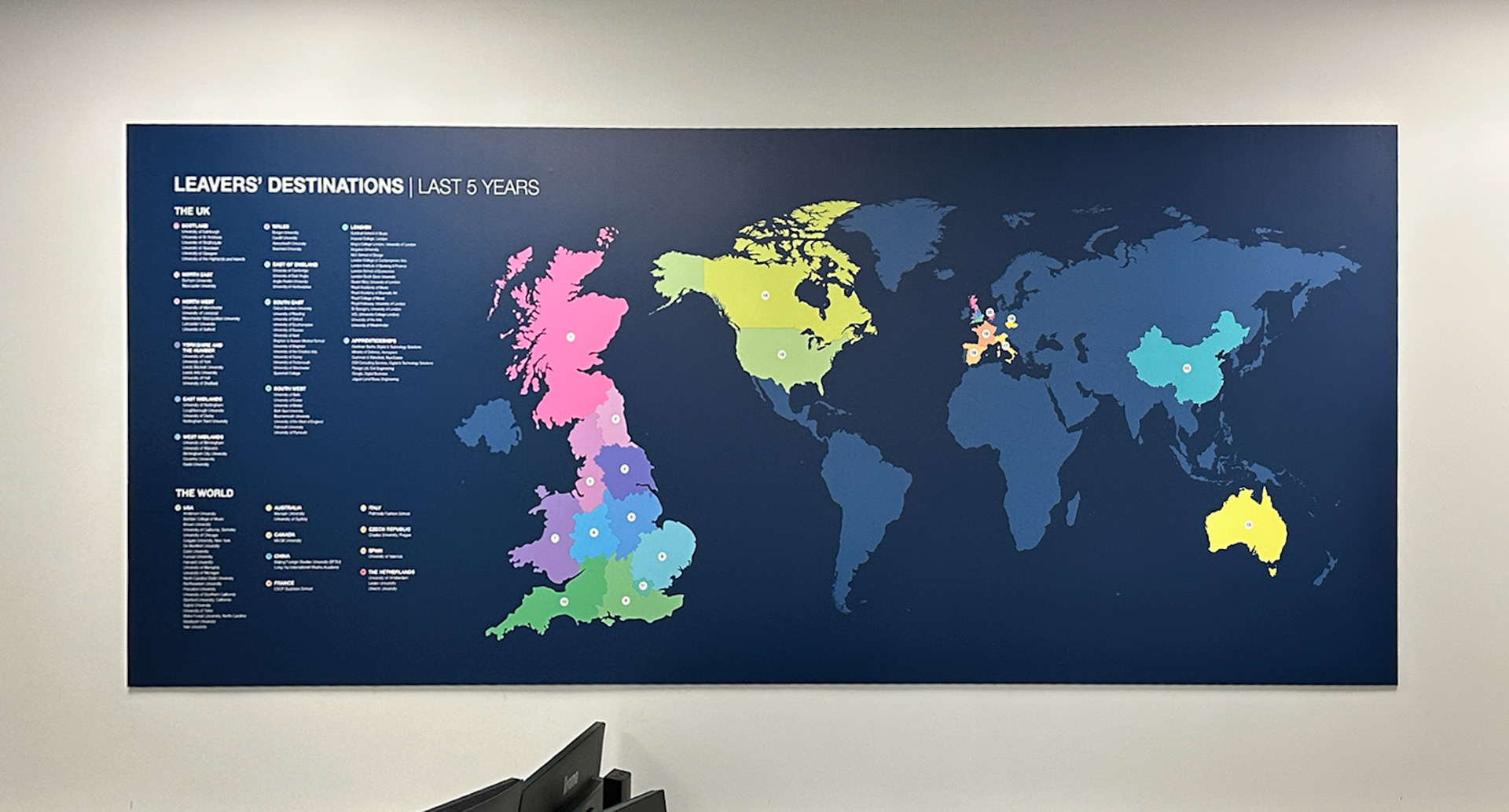 Lever Destinations Magnetic Wallboard - RS01
